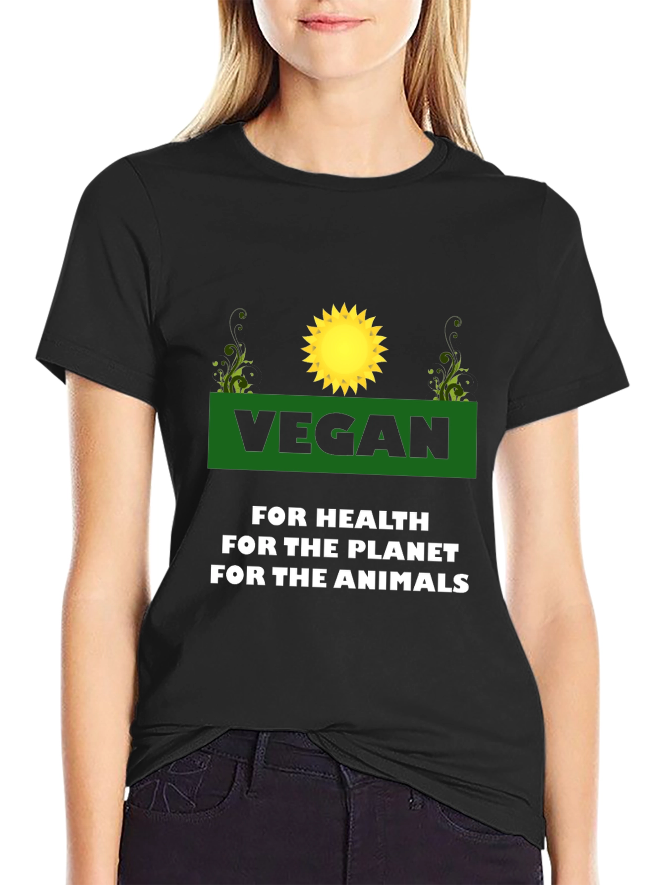 Vegan T-Shirt - For Health Planet Animals