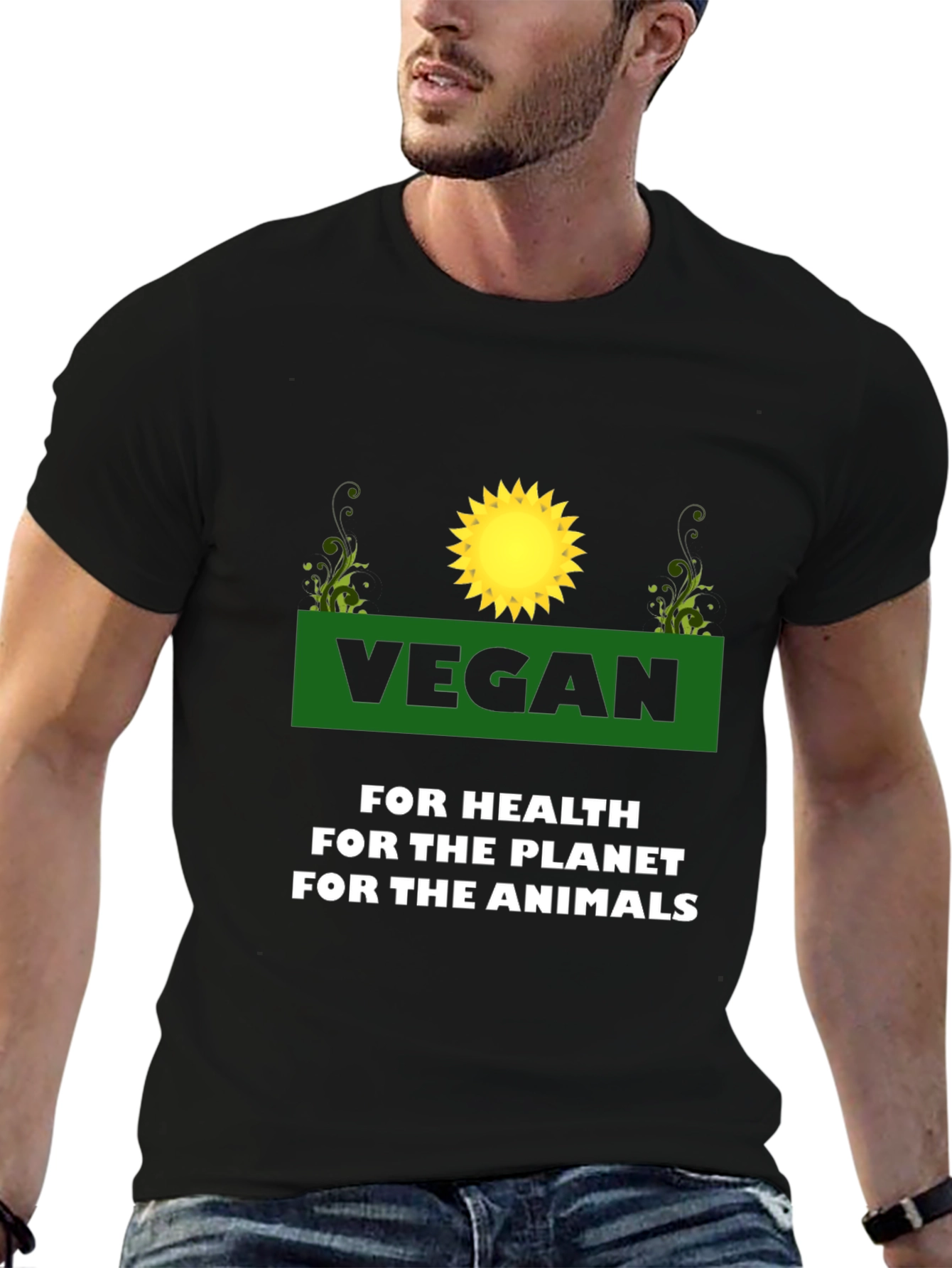 Vegan T-Shirt - For Health Planet Animals