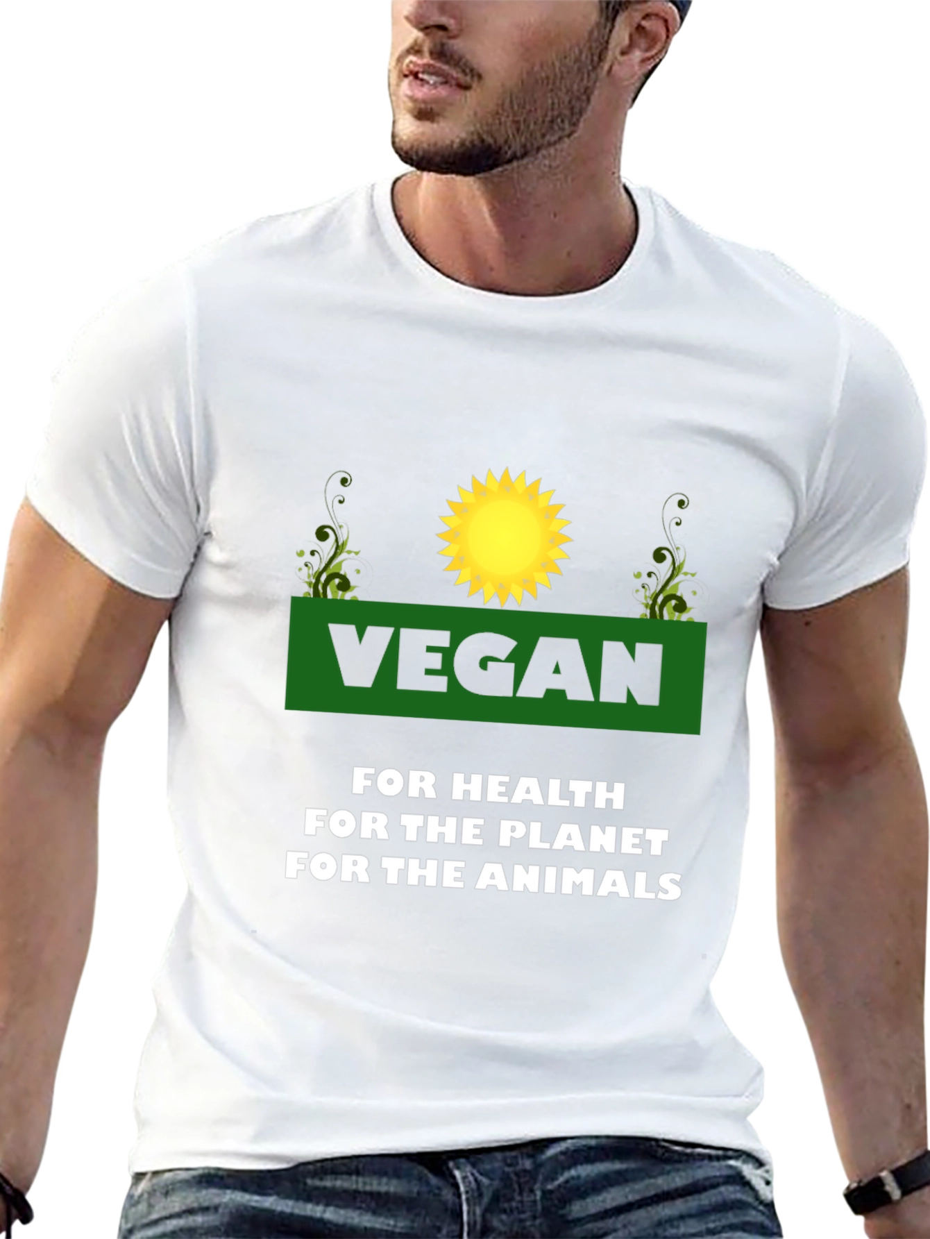 Vegan T-Shirt - For Health Planet Animals