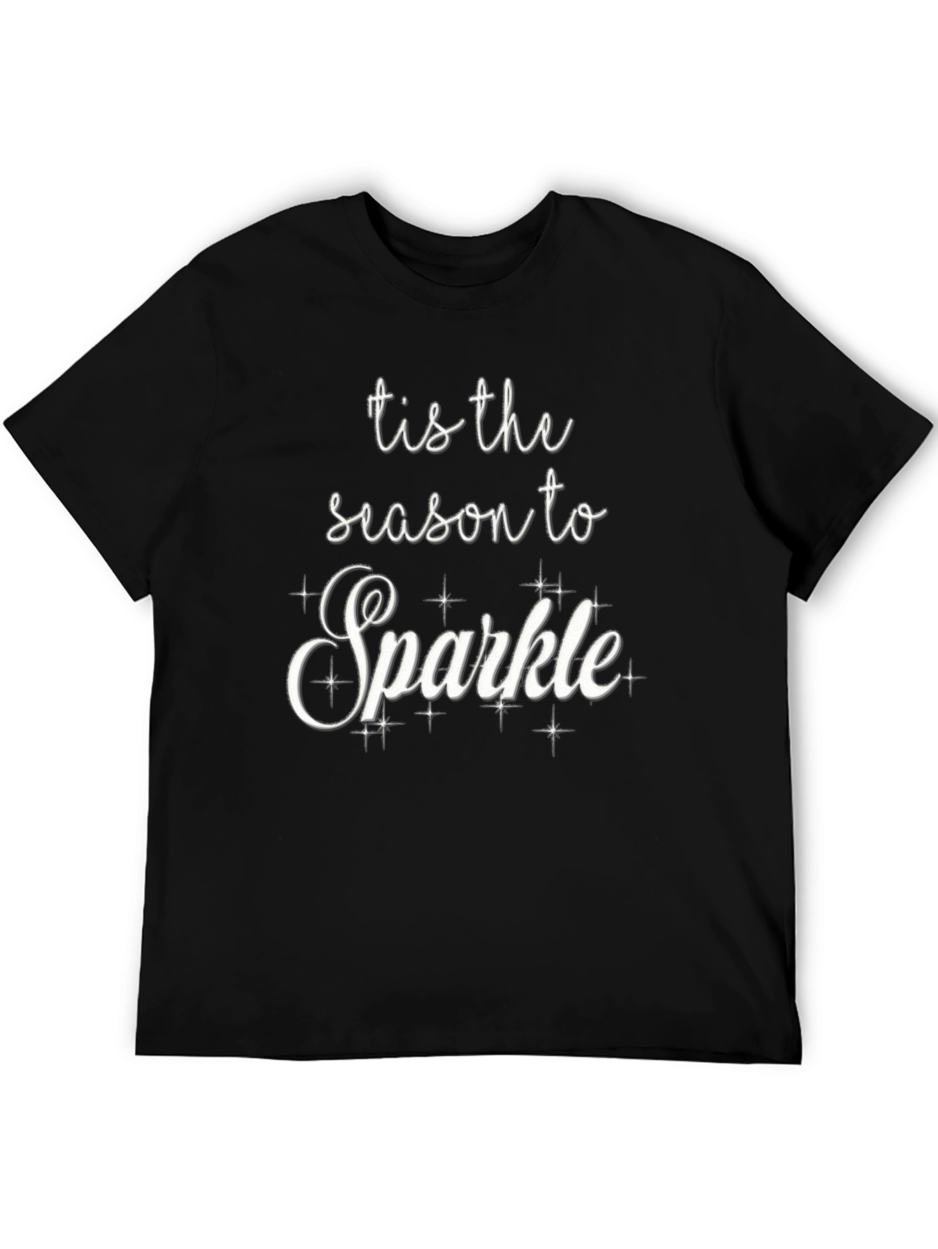 Tis the Season to Sparkle Black T-Shirt