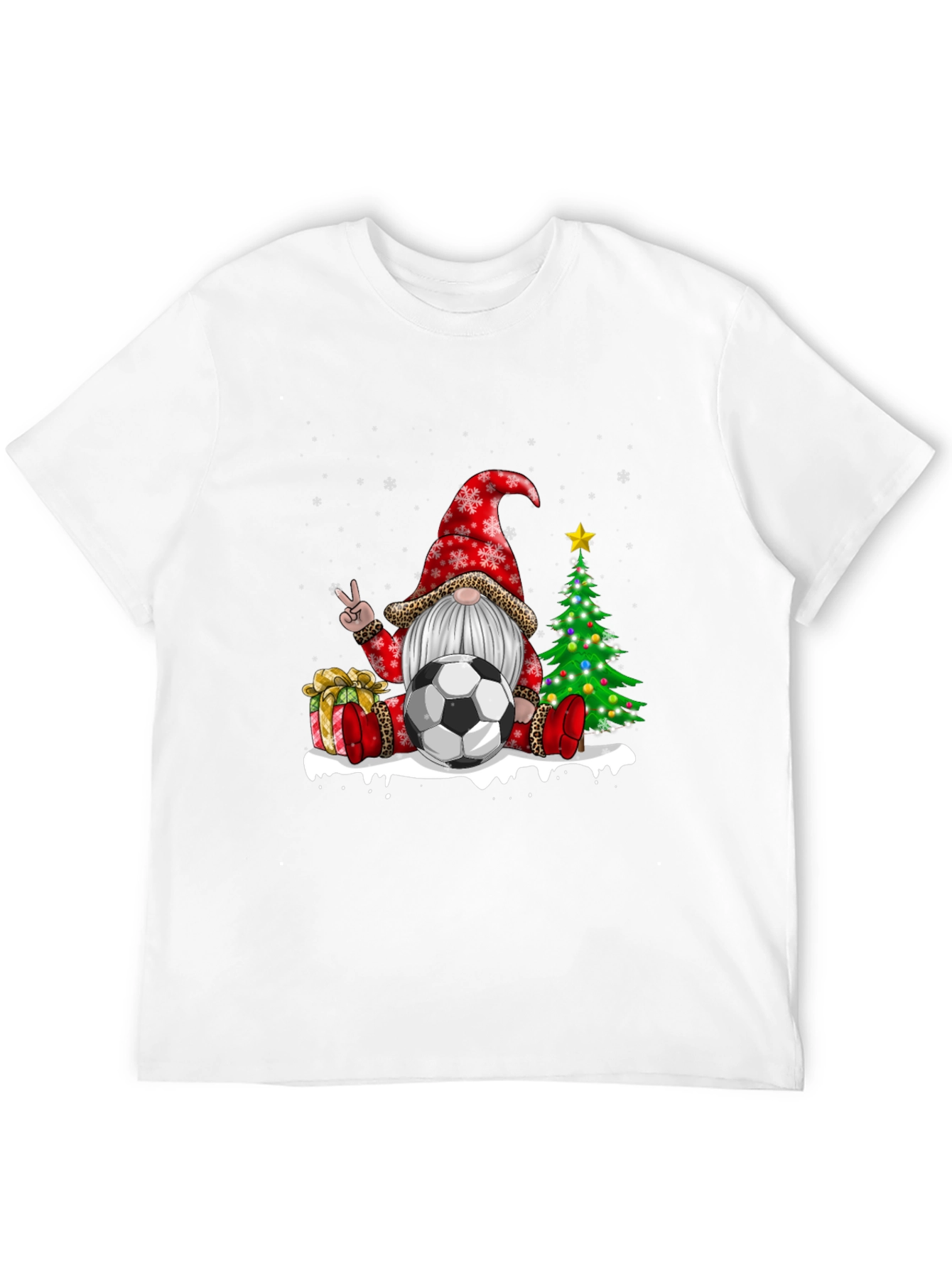 Christmas Soccer Gnome T-Shirt