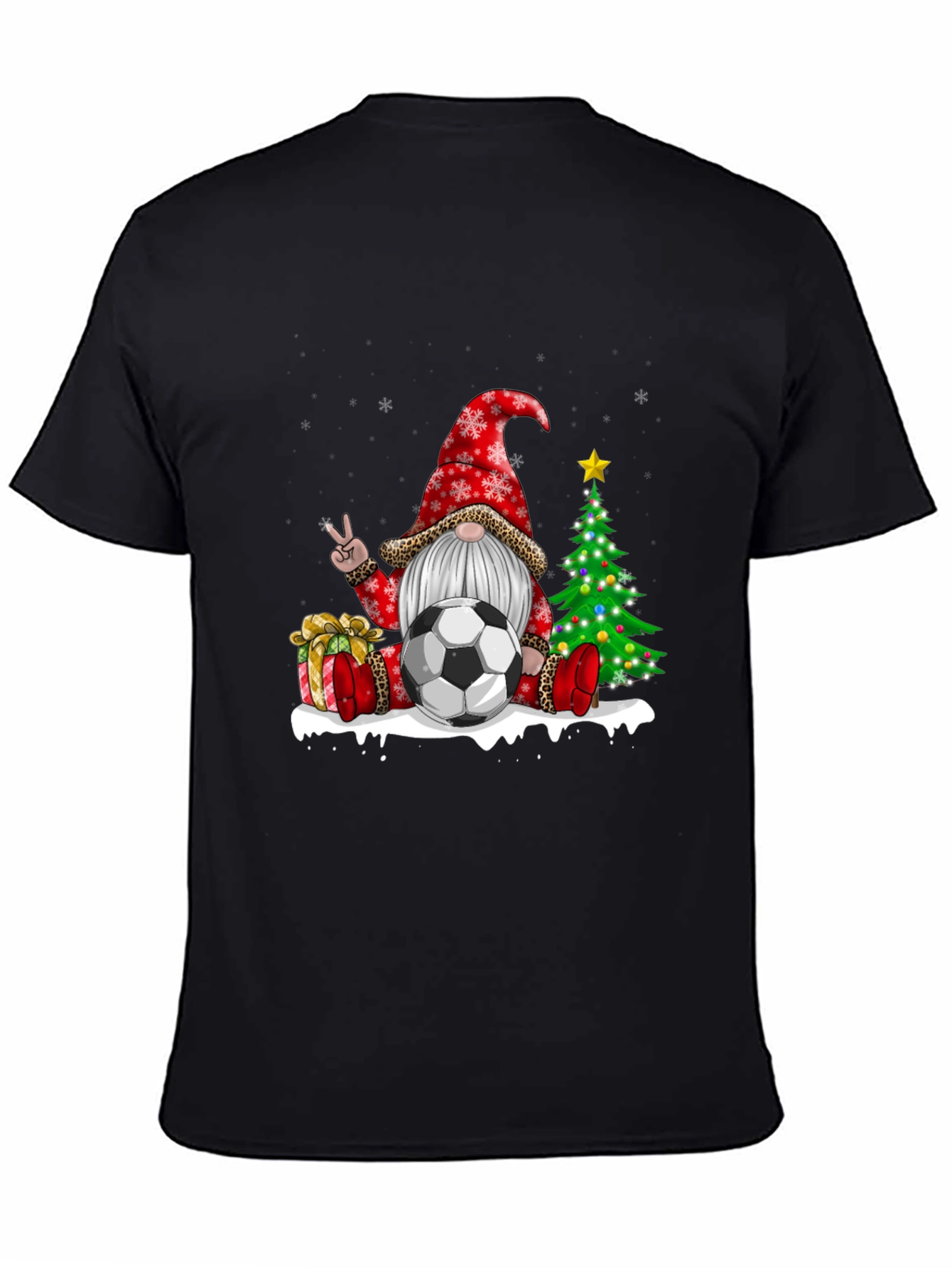 Christmas Soccer Gnome T-Shirt