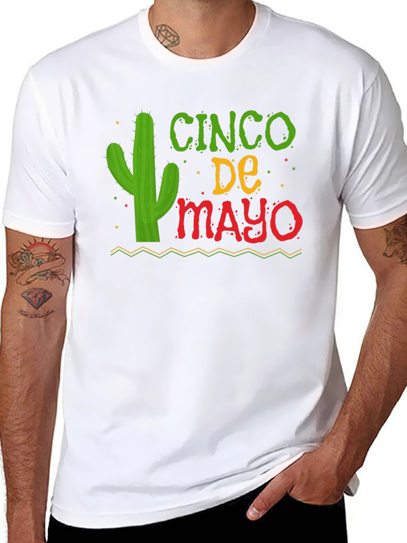 Cinco De Mayo Cactus Graphic Tee