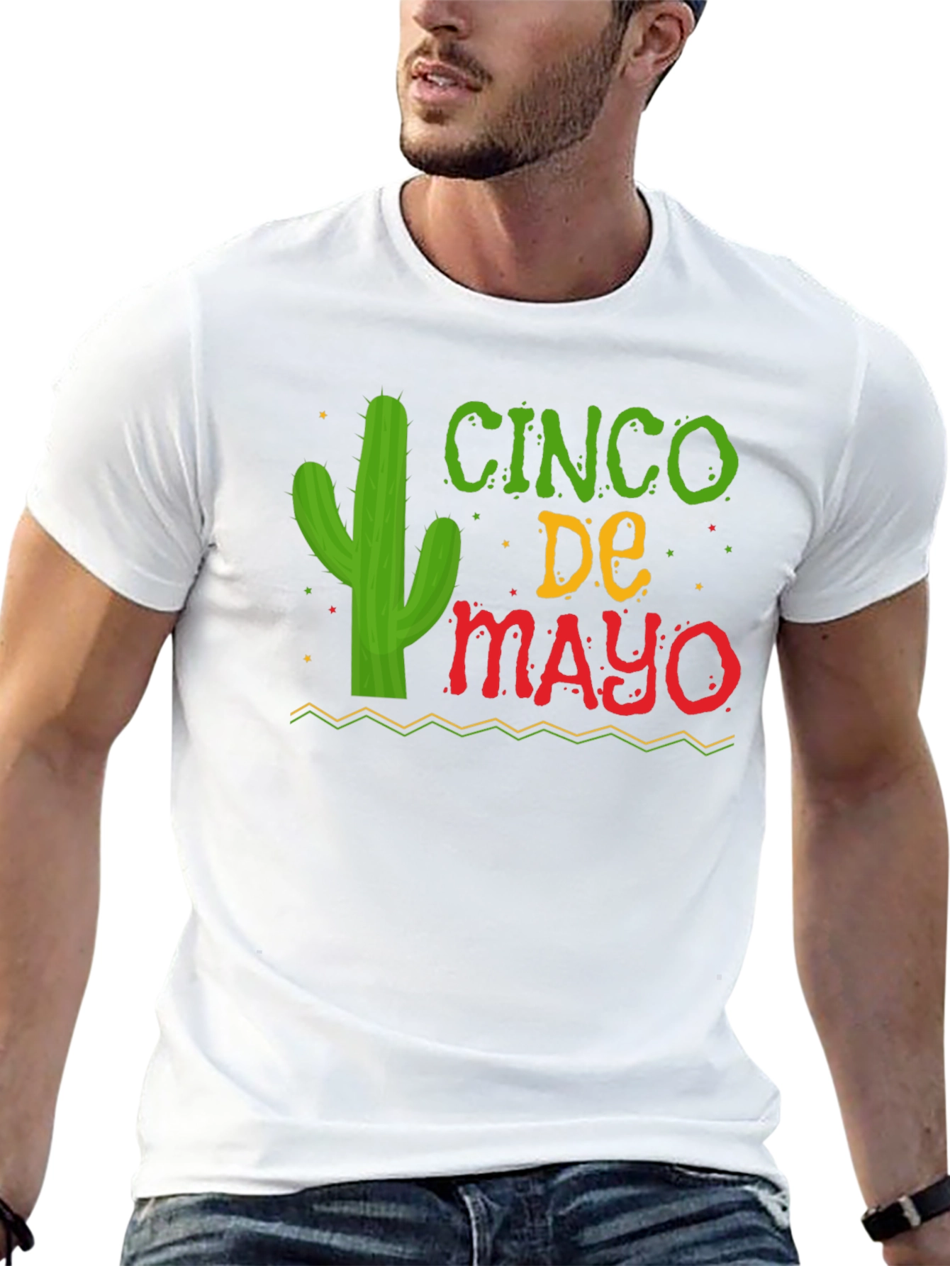Cinco De Mayo Cactus Graphic Tee