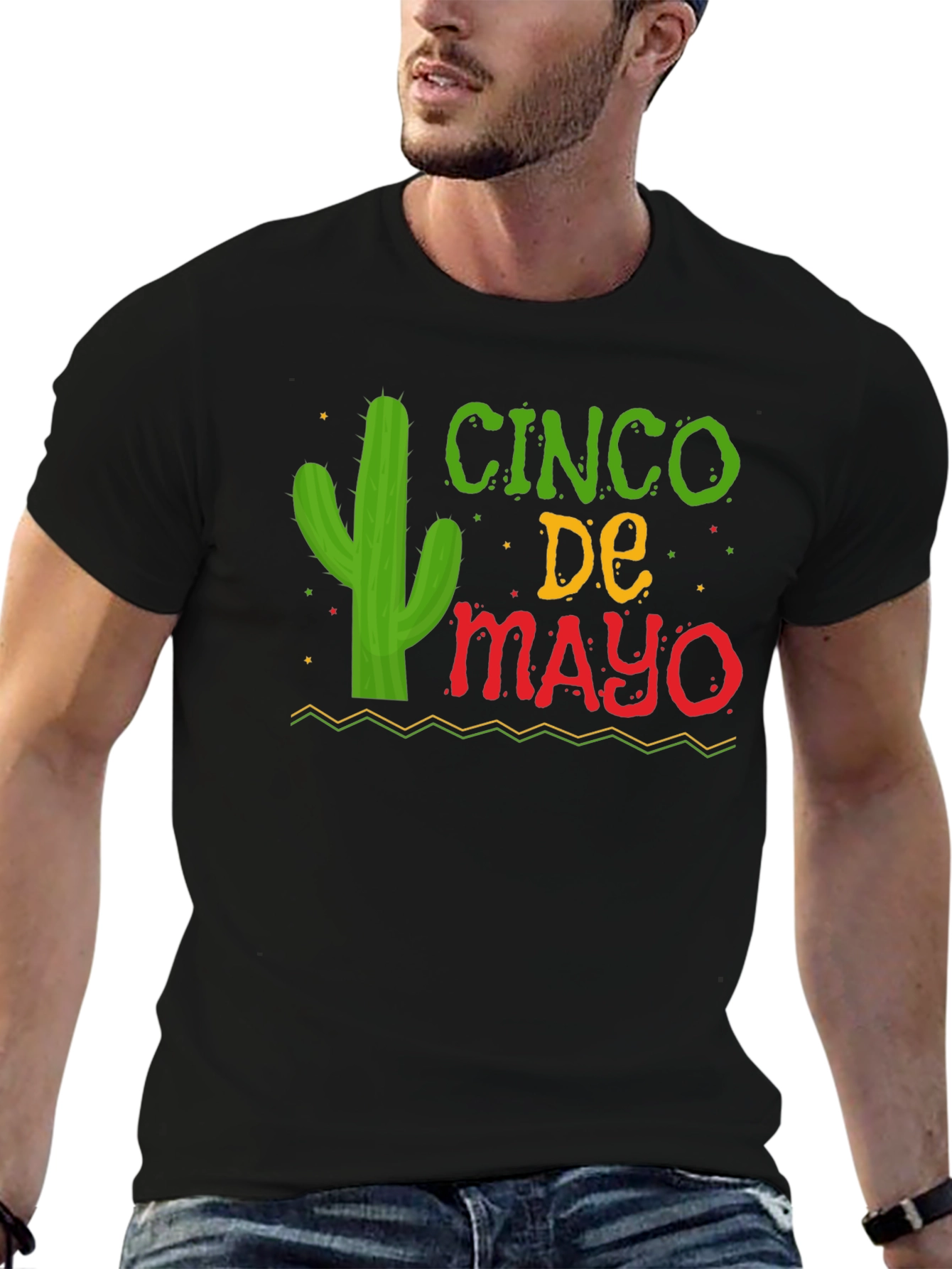 Cinco De Mayo Cactus Graphic Tee