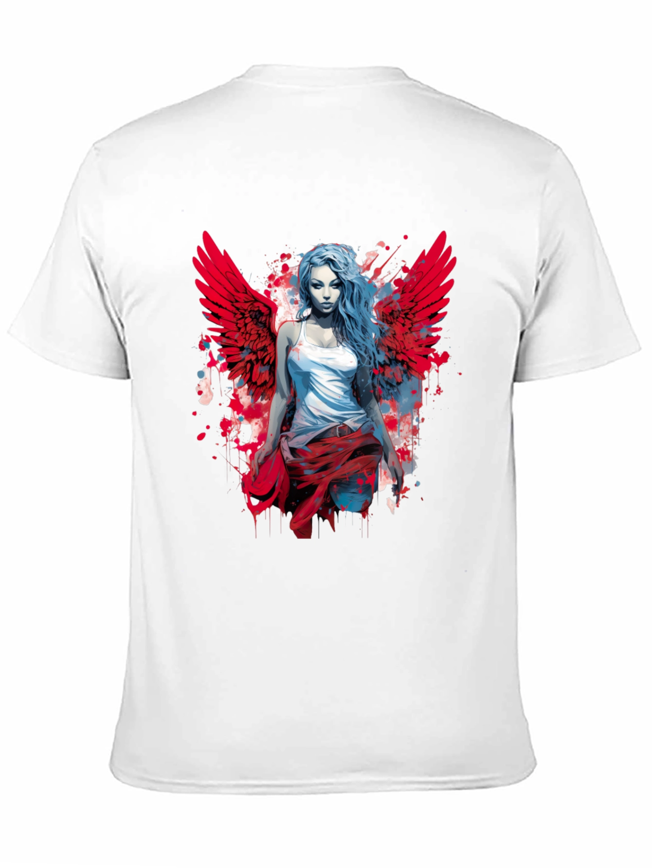 Winged Angel Graphic Tee - Modern Style