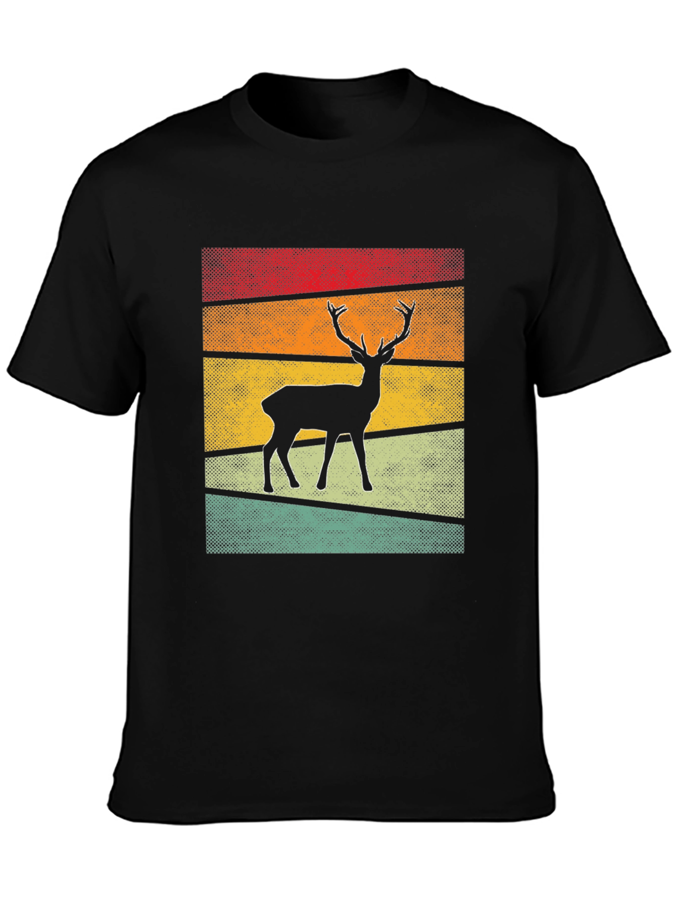 Retro Deer Graphic Tee