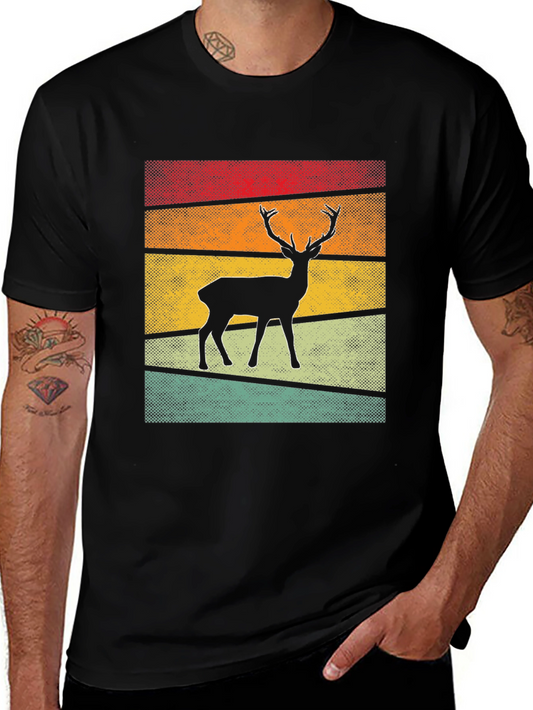 Retro Deer Graphic Tee