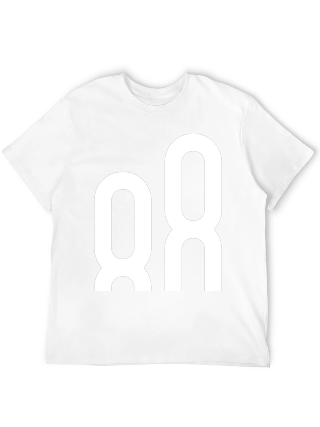 Modern White Graphic Tee