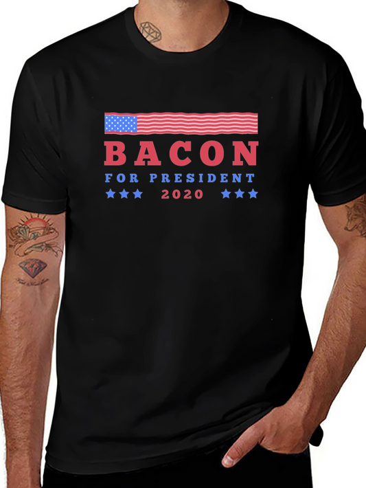 Bacon for President 2020 Graphic T-Shirt