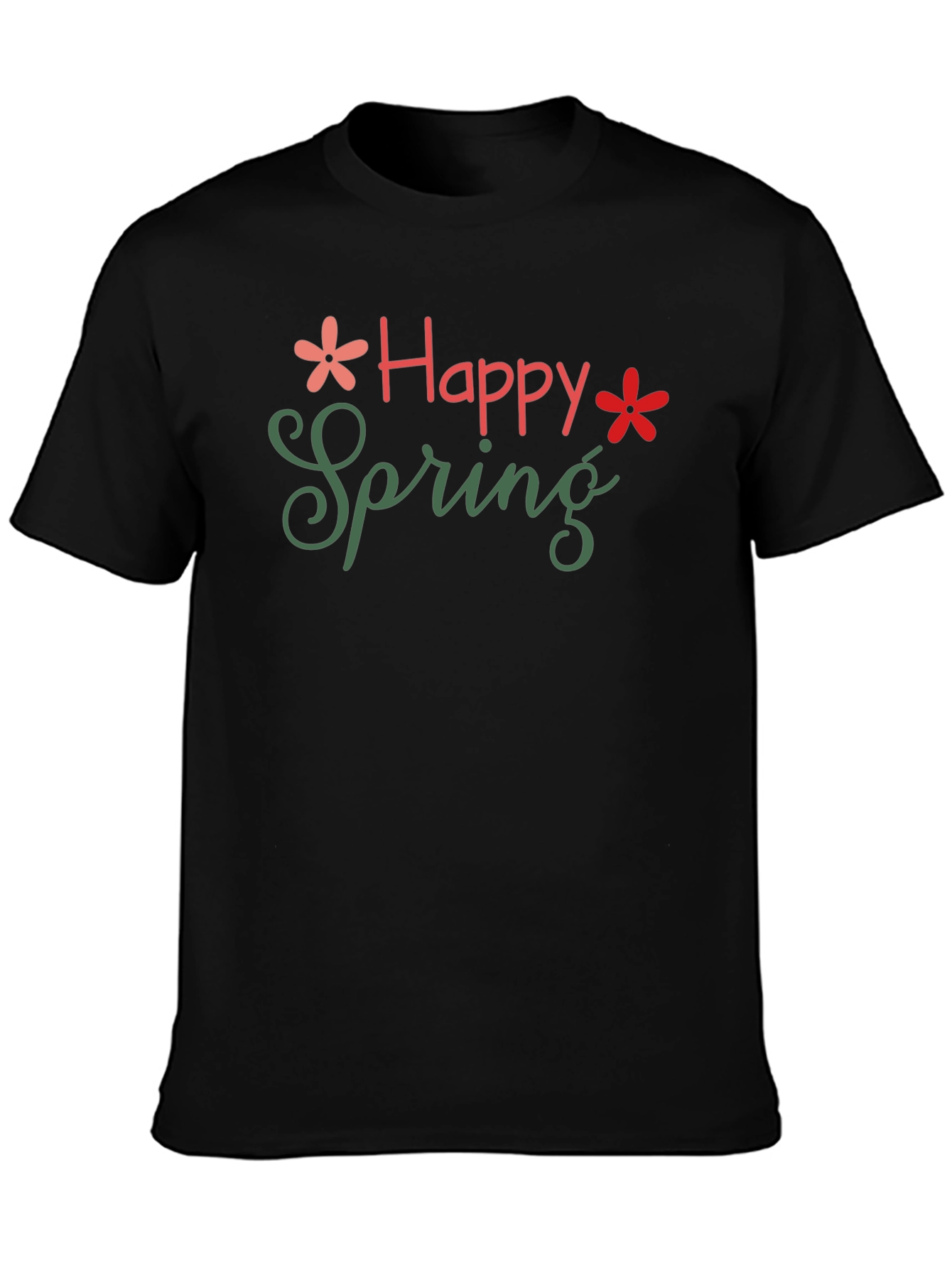 Happy Spring T-Shirt - Floral Design