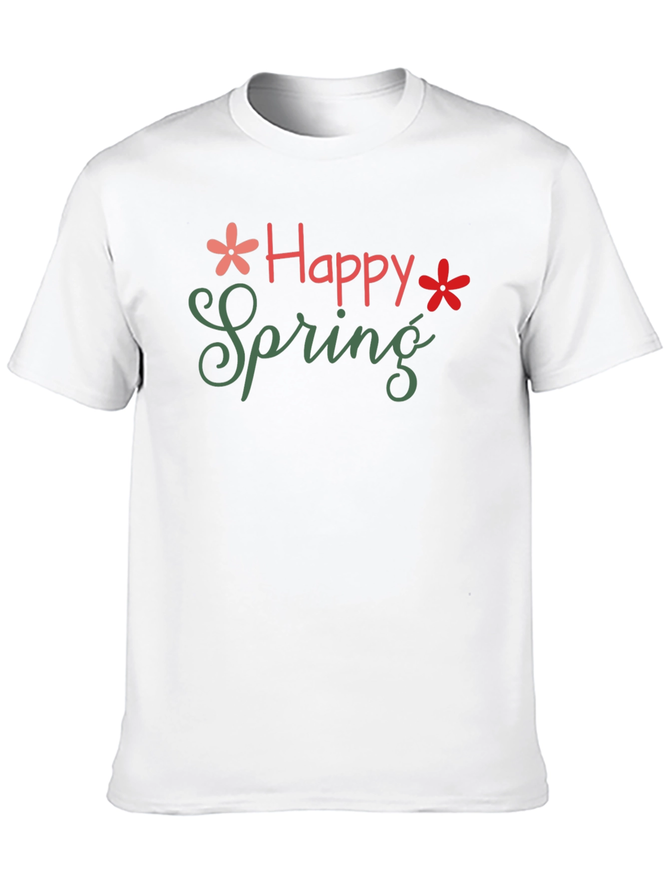 Happy Spring T-Shirt - Floral Design