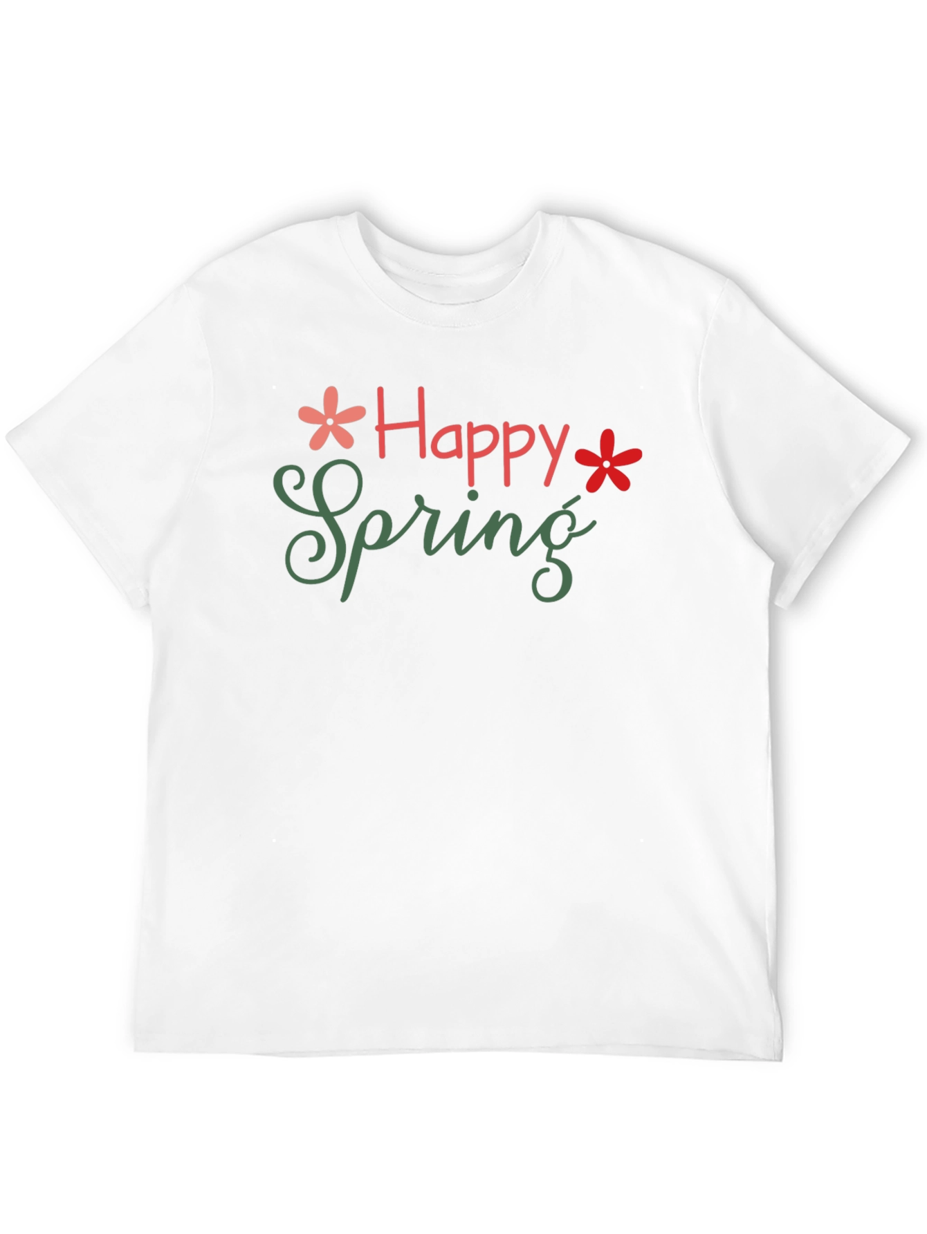 Happy Spring T-Shirt - Floral Design