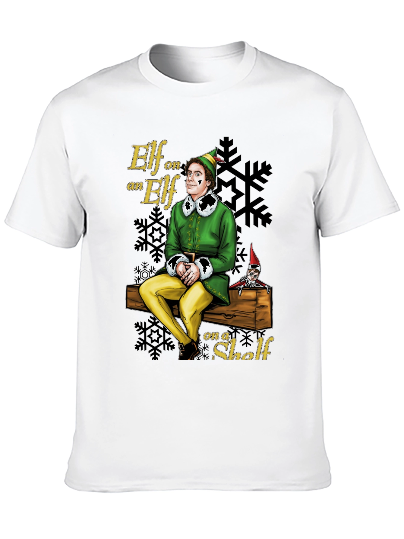 Elf on an Elf on a Shelf Graphic T-Shirt
