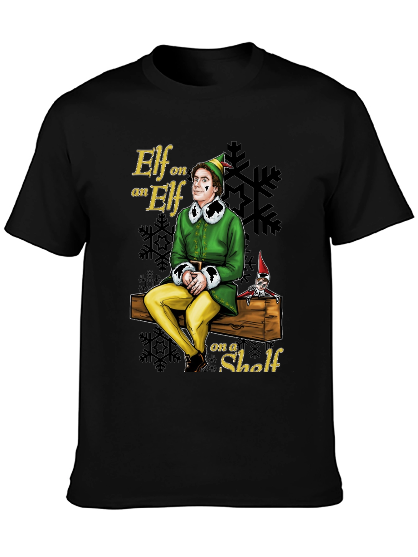 Elf on an Elf on a Shelf Graphic T-Shirt