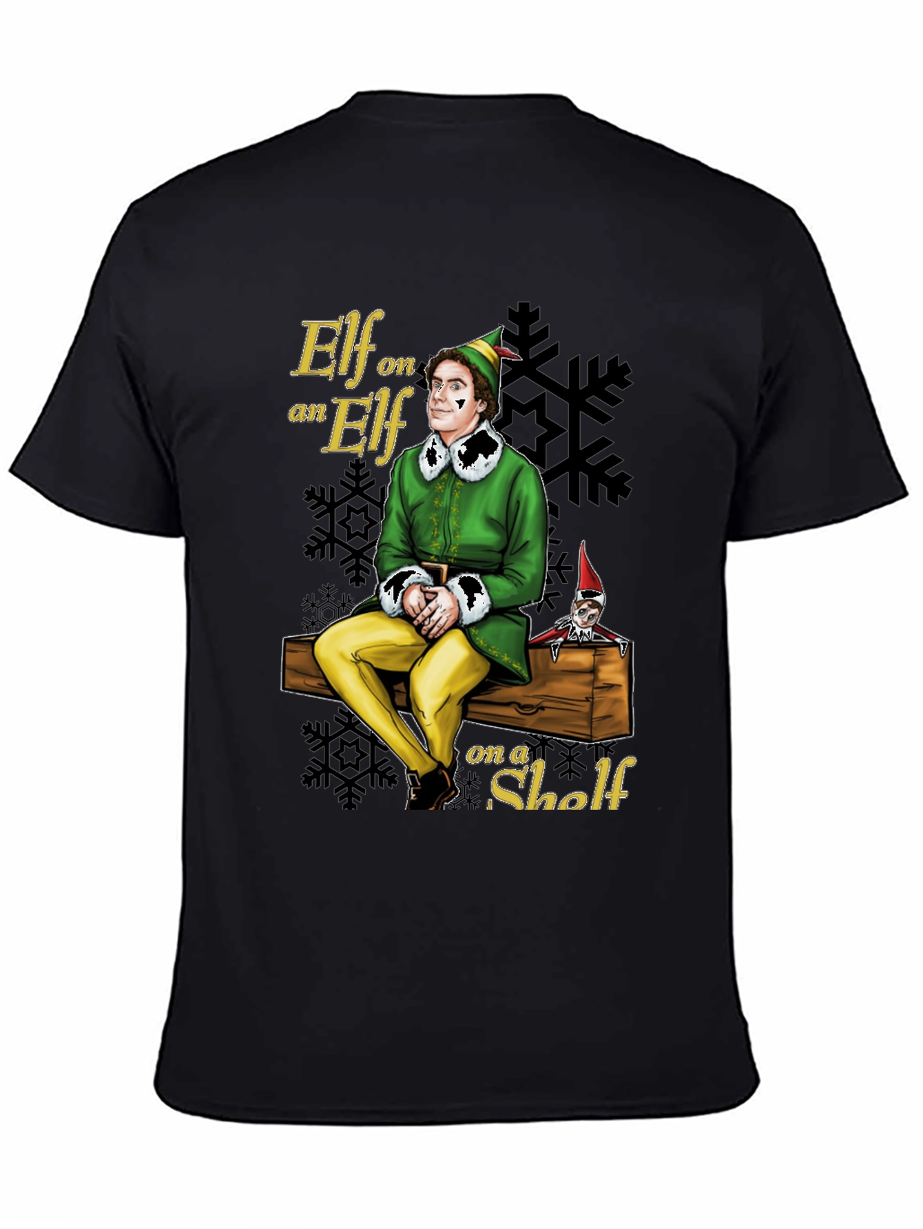 Elf on an Elf on a Shelf Graphic T-Shirt