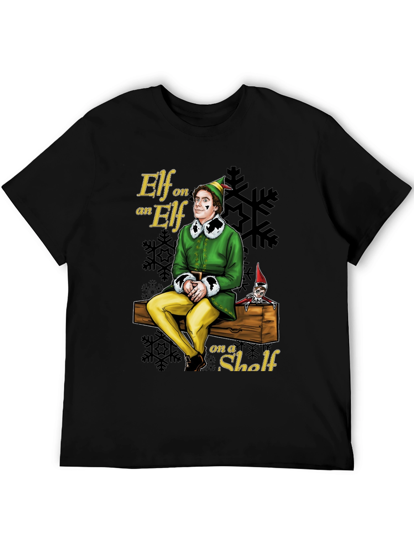 Elf on an Elf on a Shelf Graphic T-Shirt