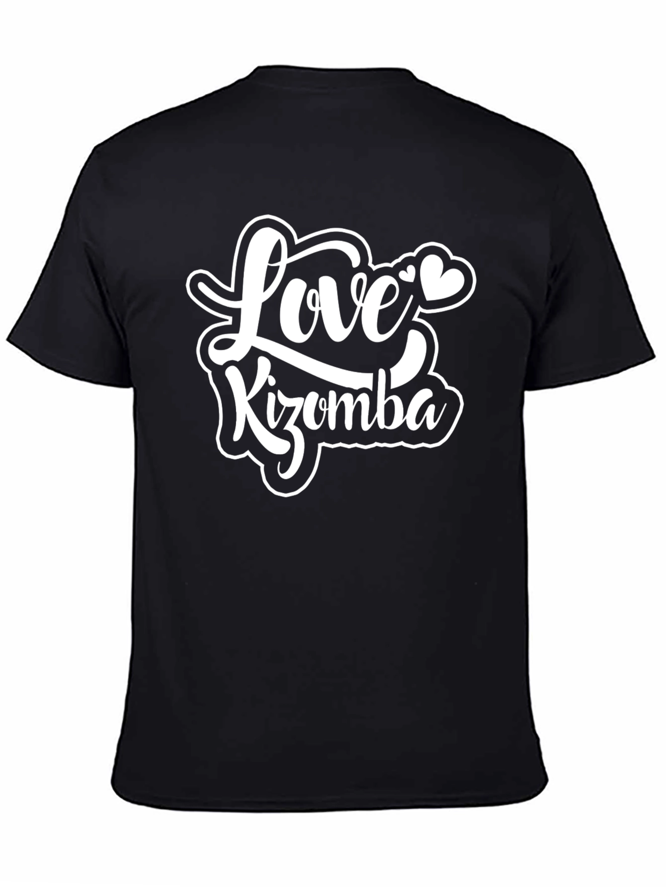 Love Kizomba Graphic Tee - Black Cotton T-Shirt
