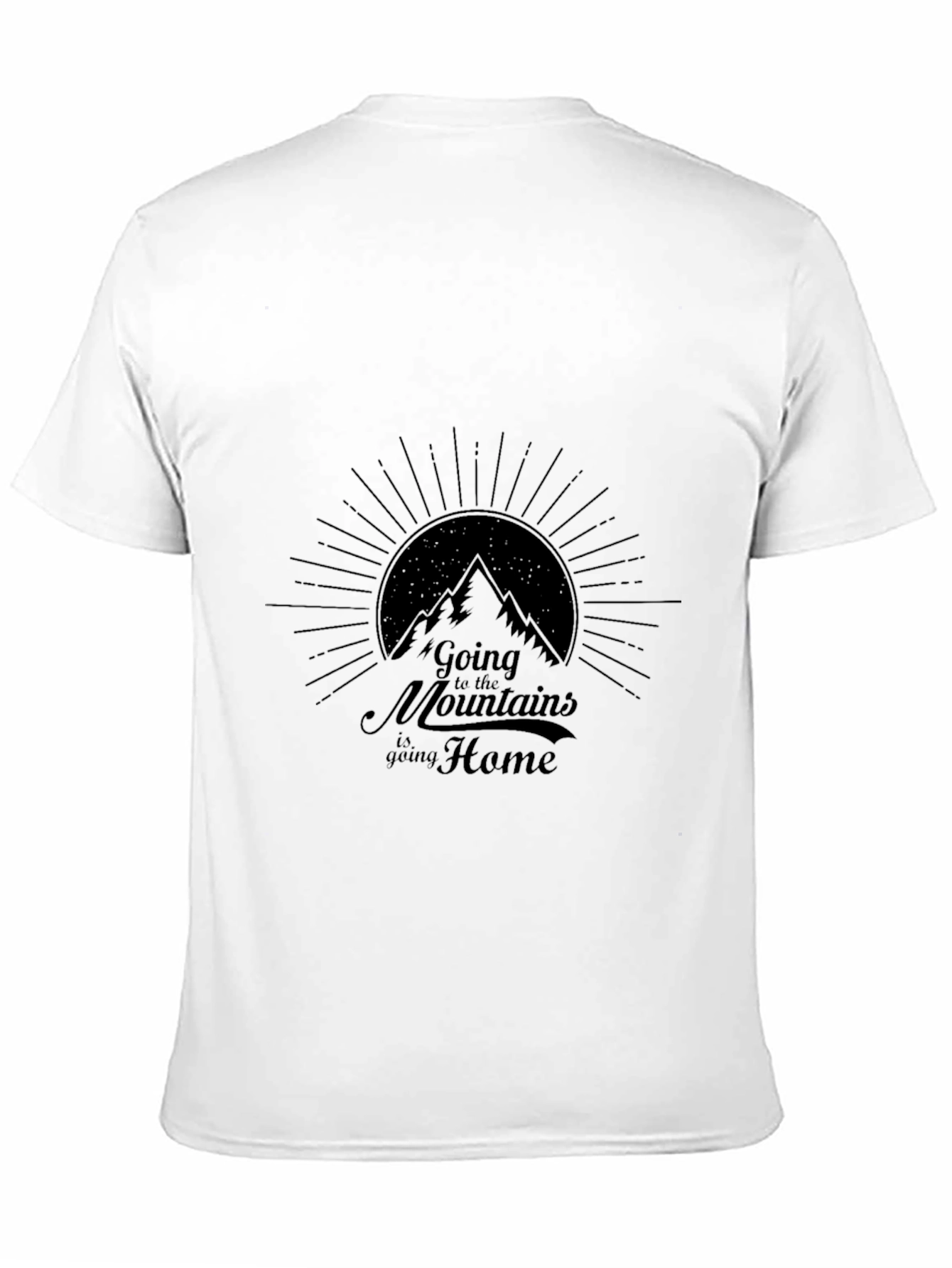 Mountain Home Black Graphic Tee
