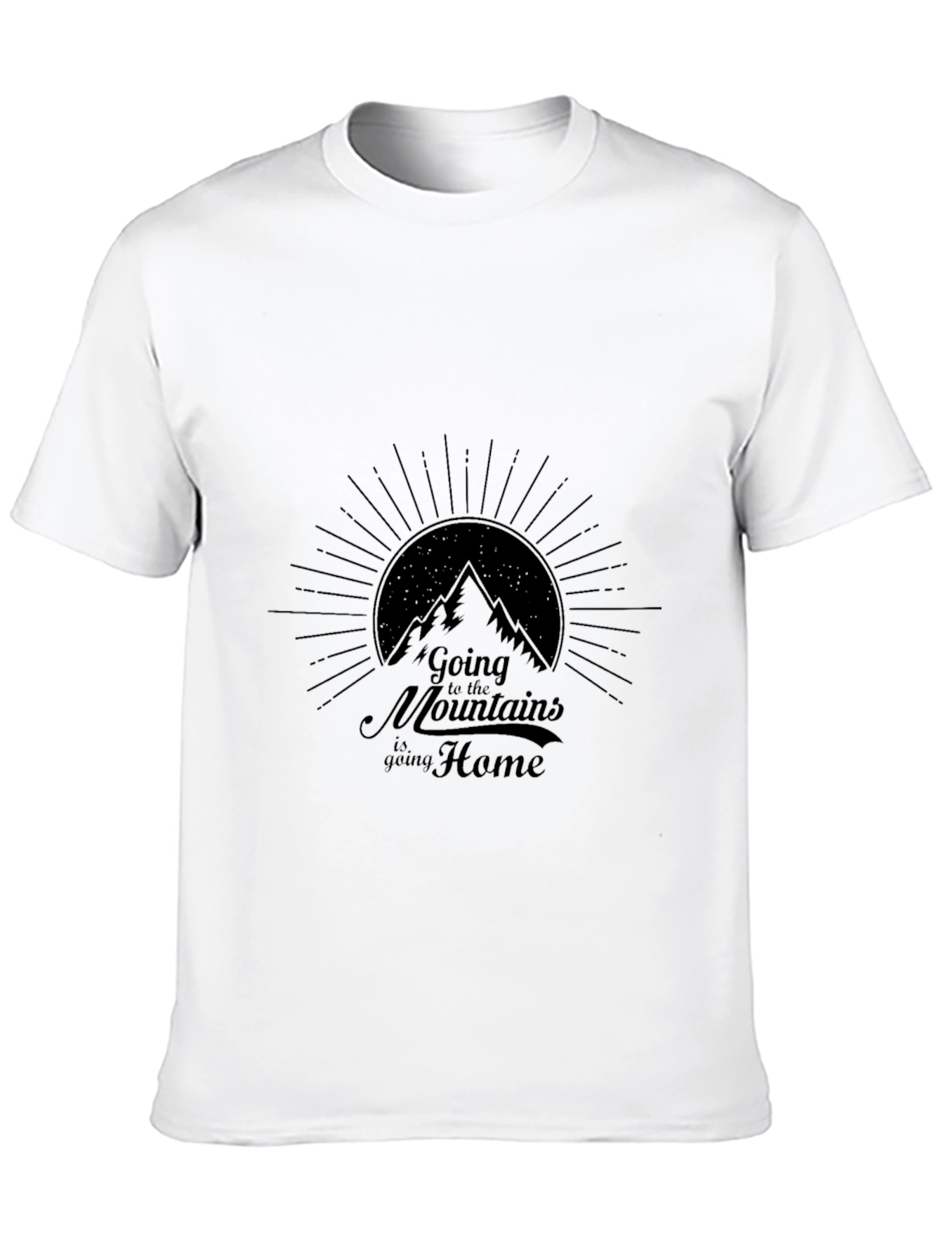 Mountain Home Black Graphic Tee