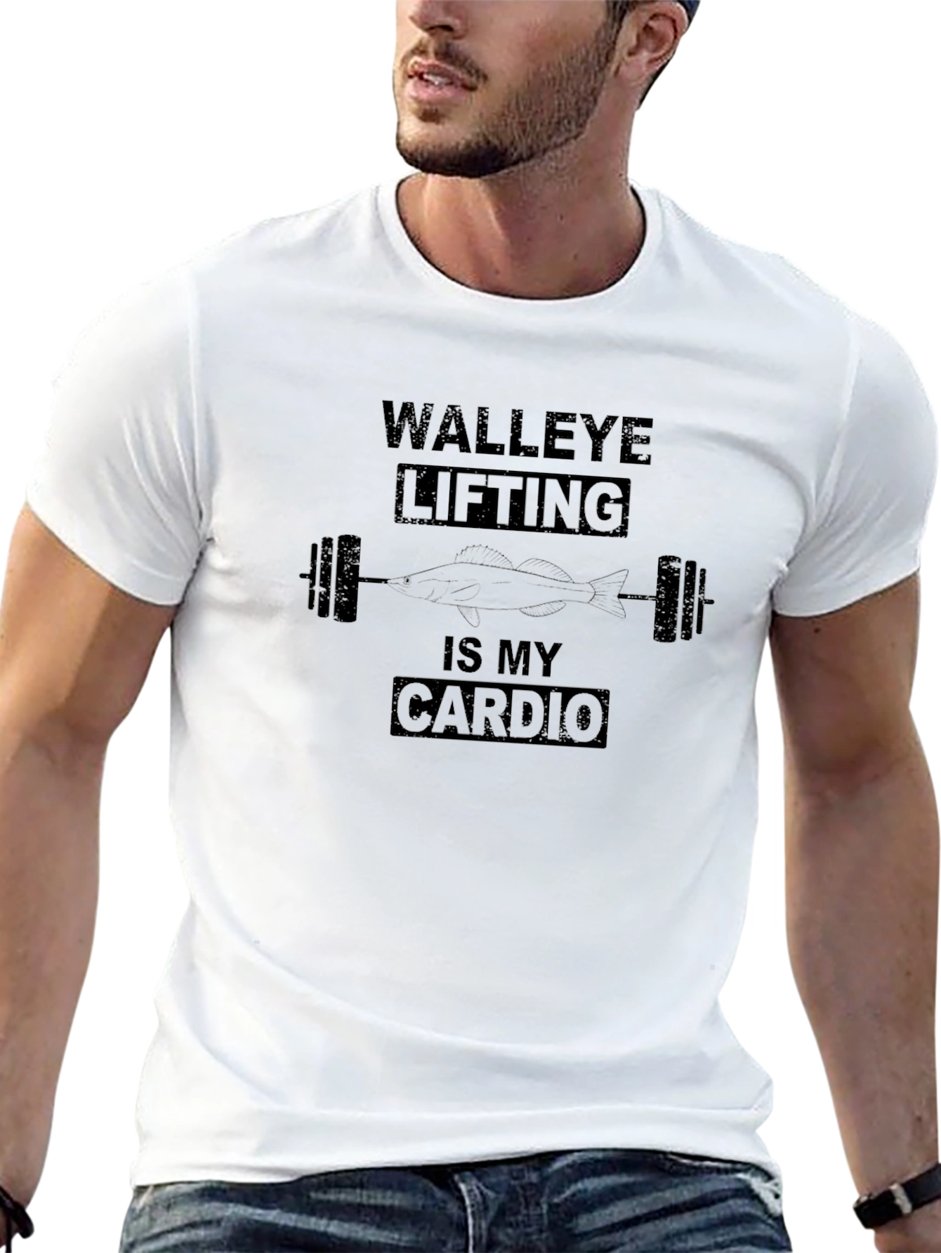 Walleye Lifting Cardio T-Shirt