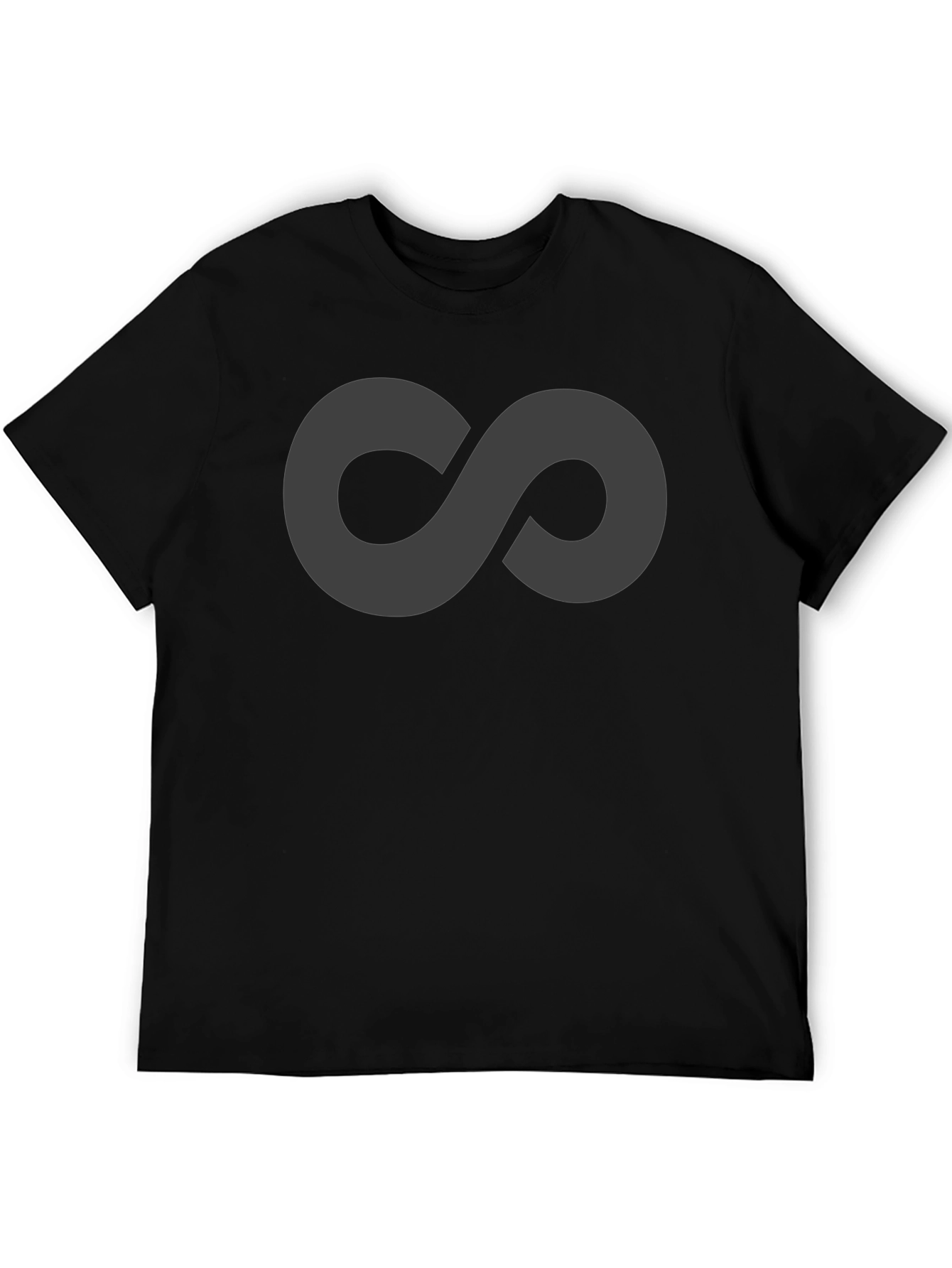 Infinity Symbol Black T-Shirt