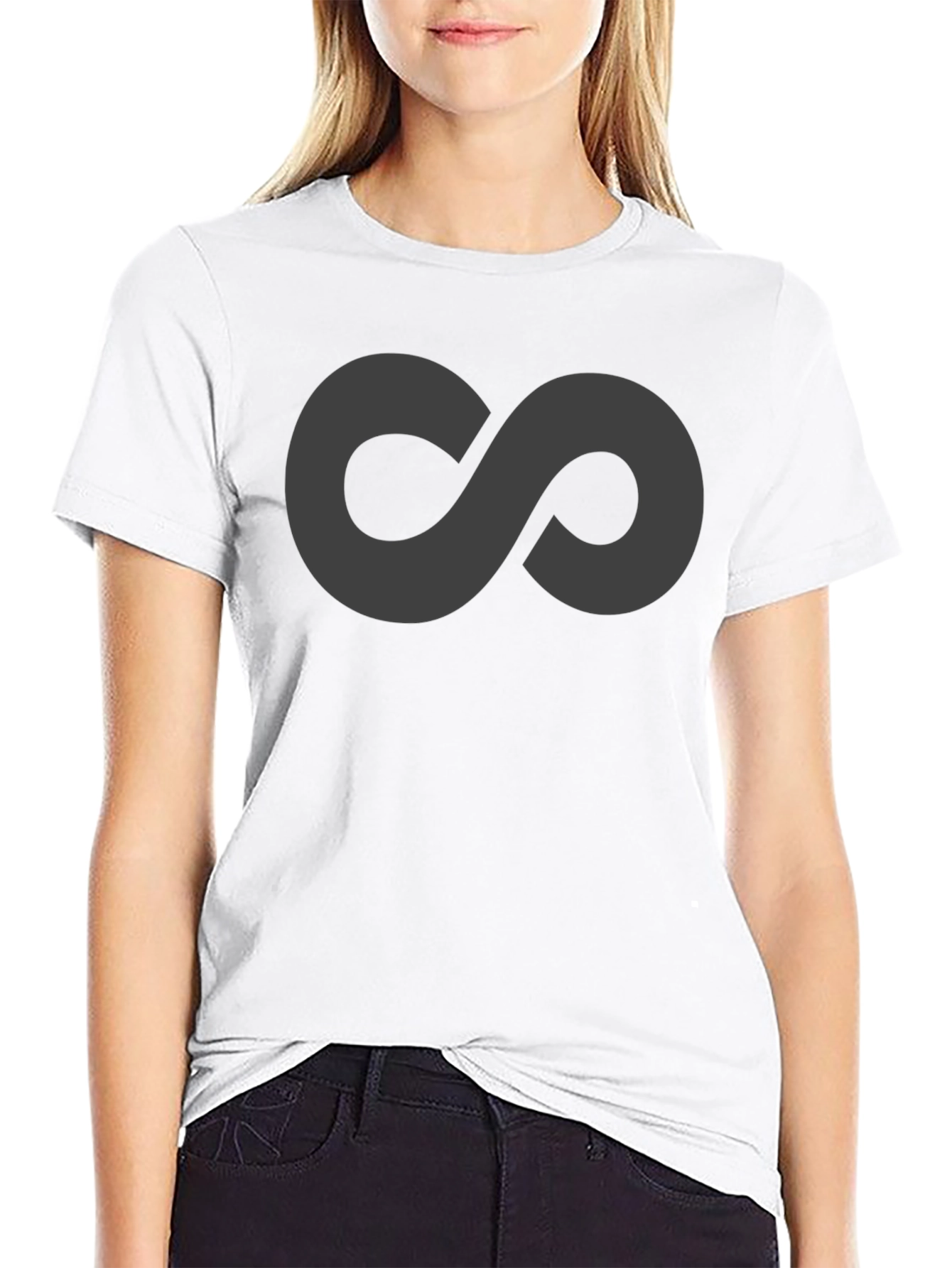 Infinity Symbol Black T-Shirt