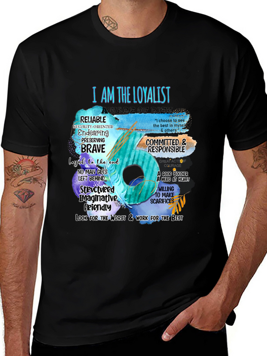 I Am The Loyalist Graphic Tee - Black