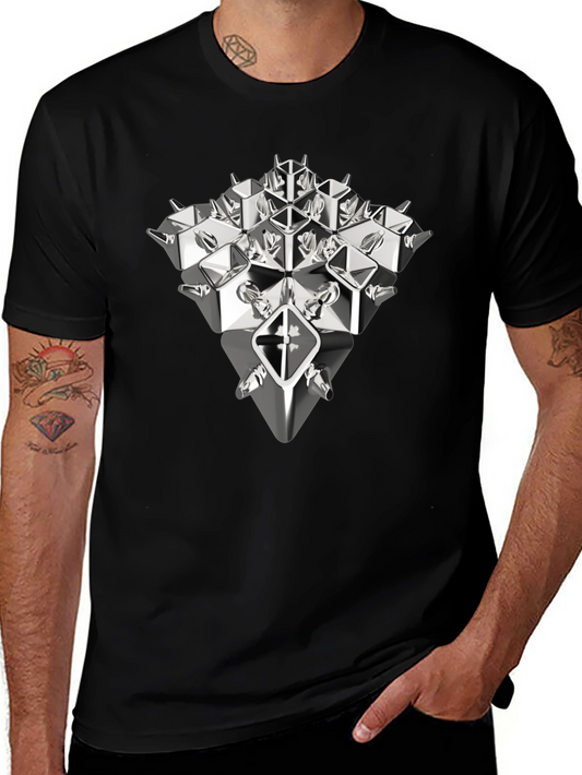 Abstract Geometric T-Shirt - Modern Art Tee