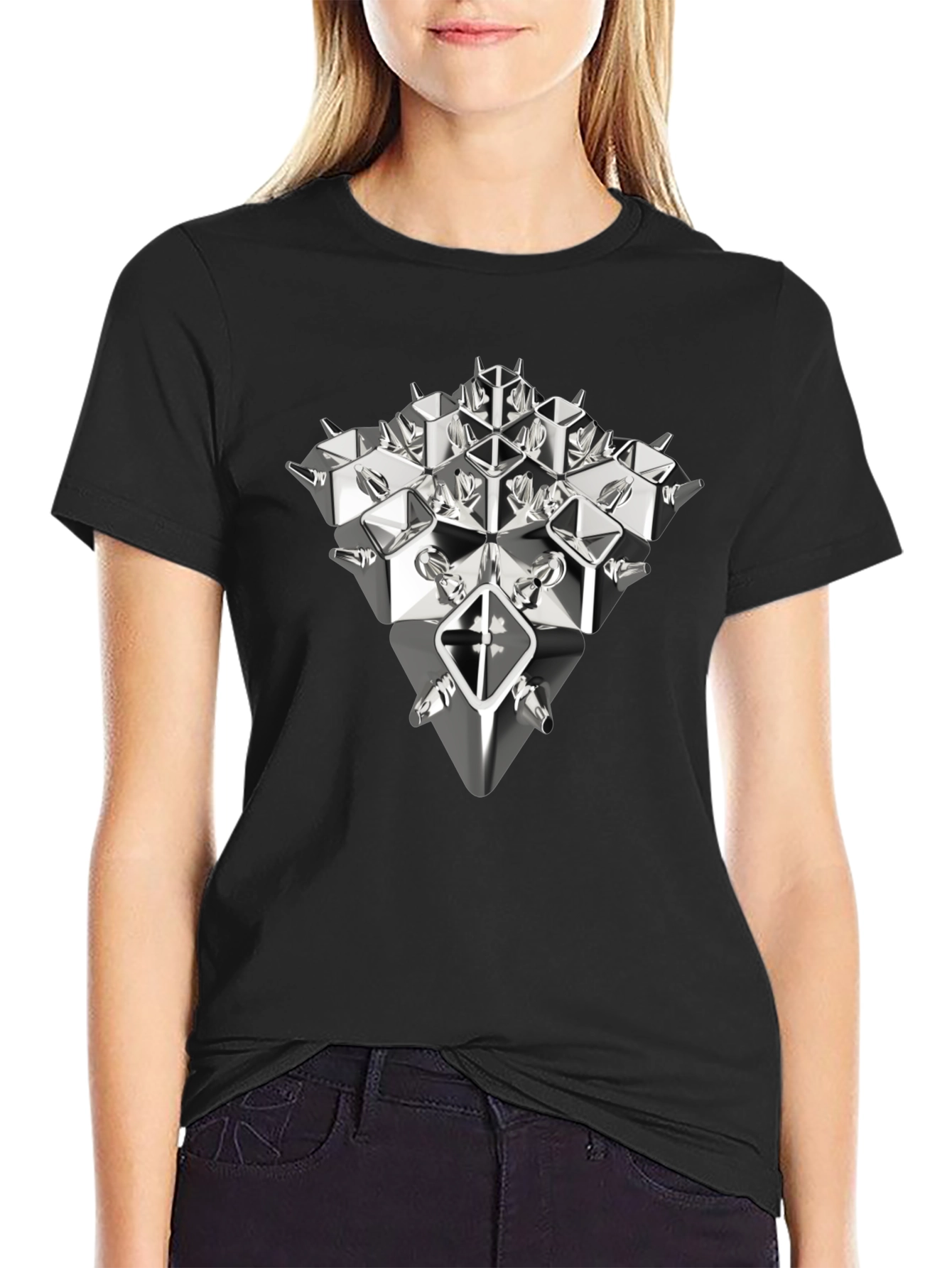 Abstract Geometric T-Shirt - Modern Art Tee