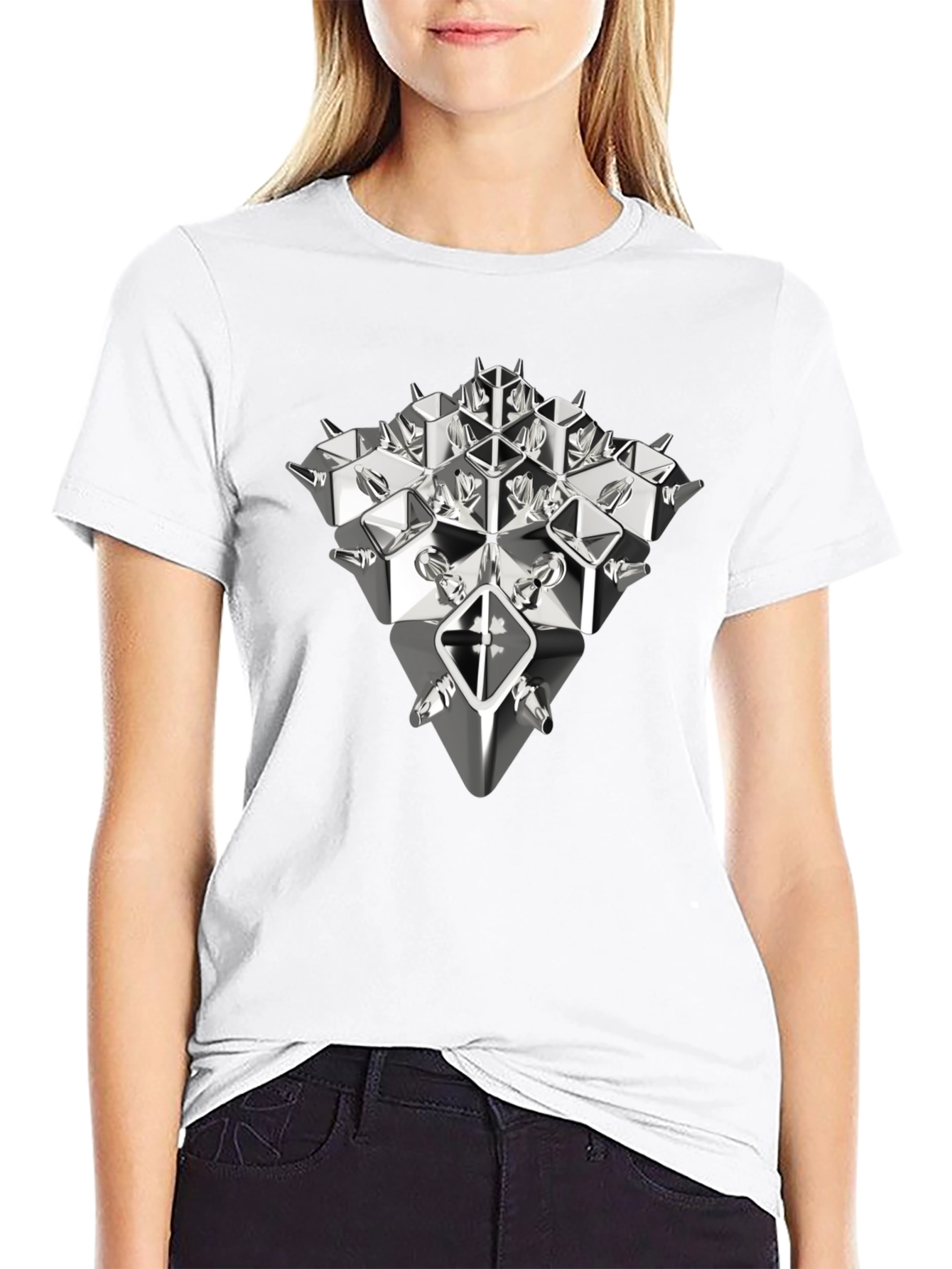 Abstract Geometric T-Shirt - Modern Art Tee