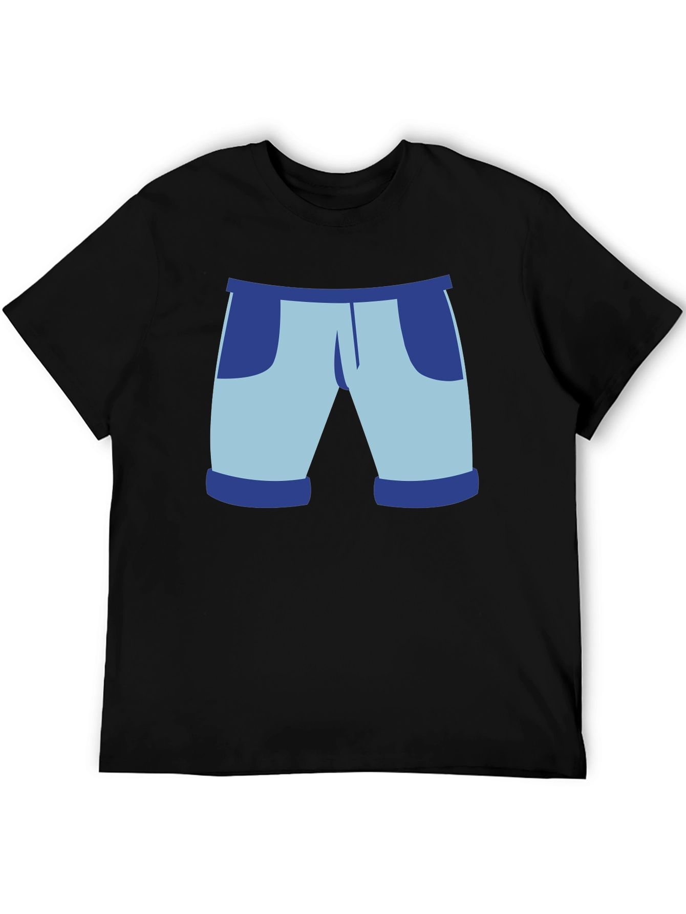Cartoon Shorts Graphic Tee