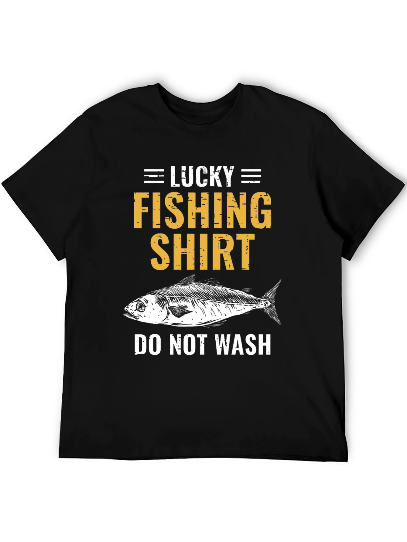 Lucky Fishing Shirt - Novelty Graphic Tee