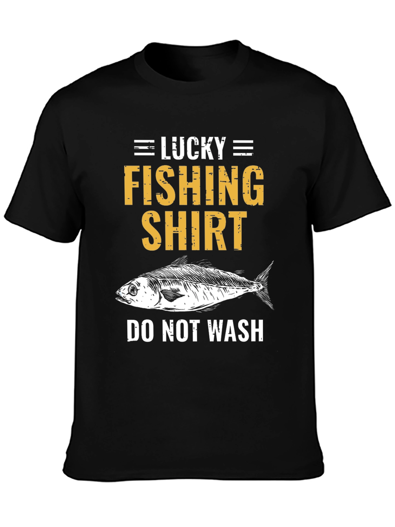 Lucky Fishing Shirt - Novelty Graphic Tee