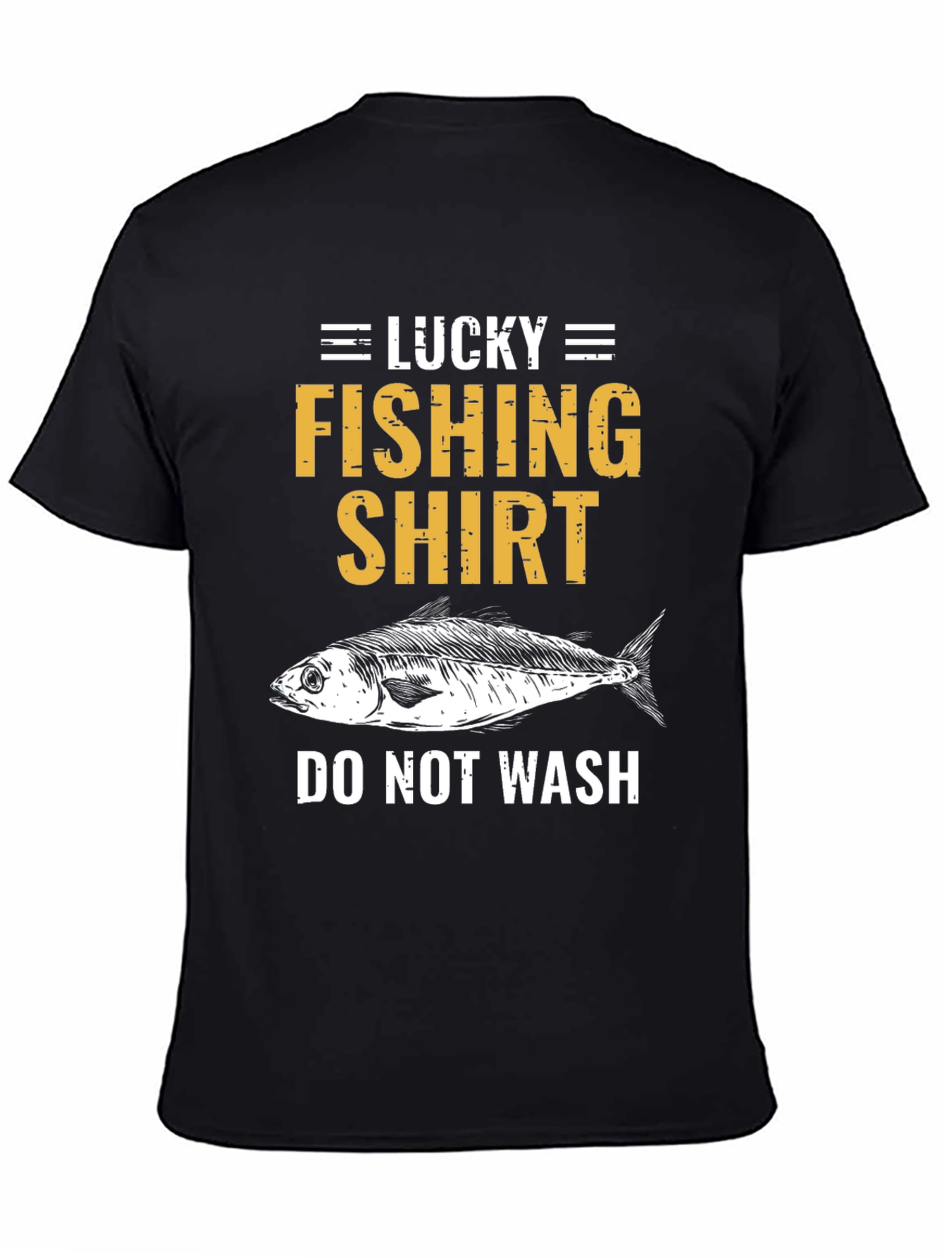 Lucky Fishing Shirt - Novelty Graphic Tee