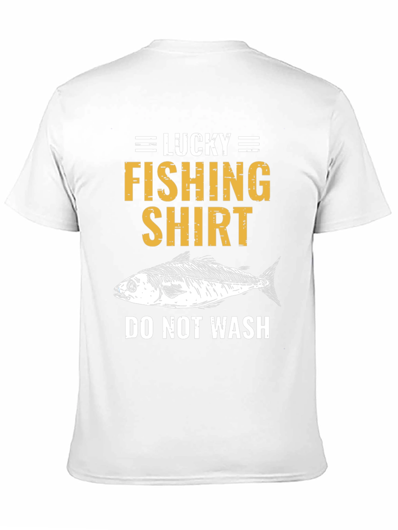 Lucky Fishing Shirt - Novelty Graphic Tee