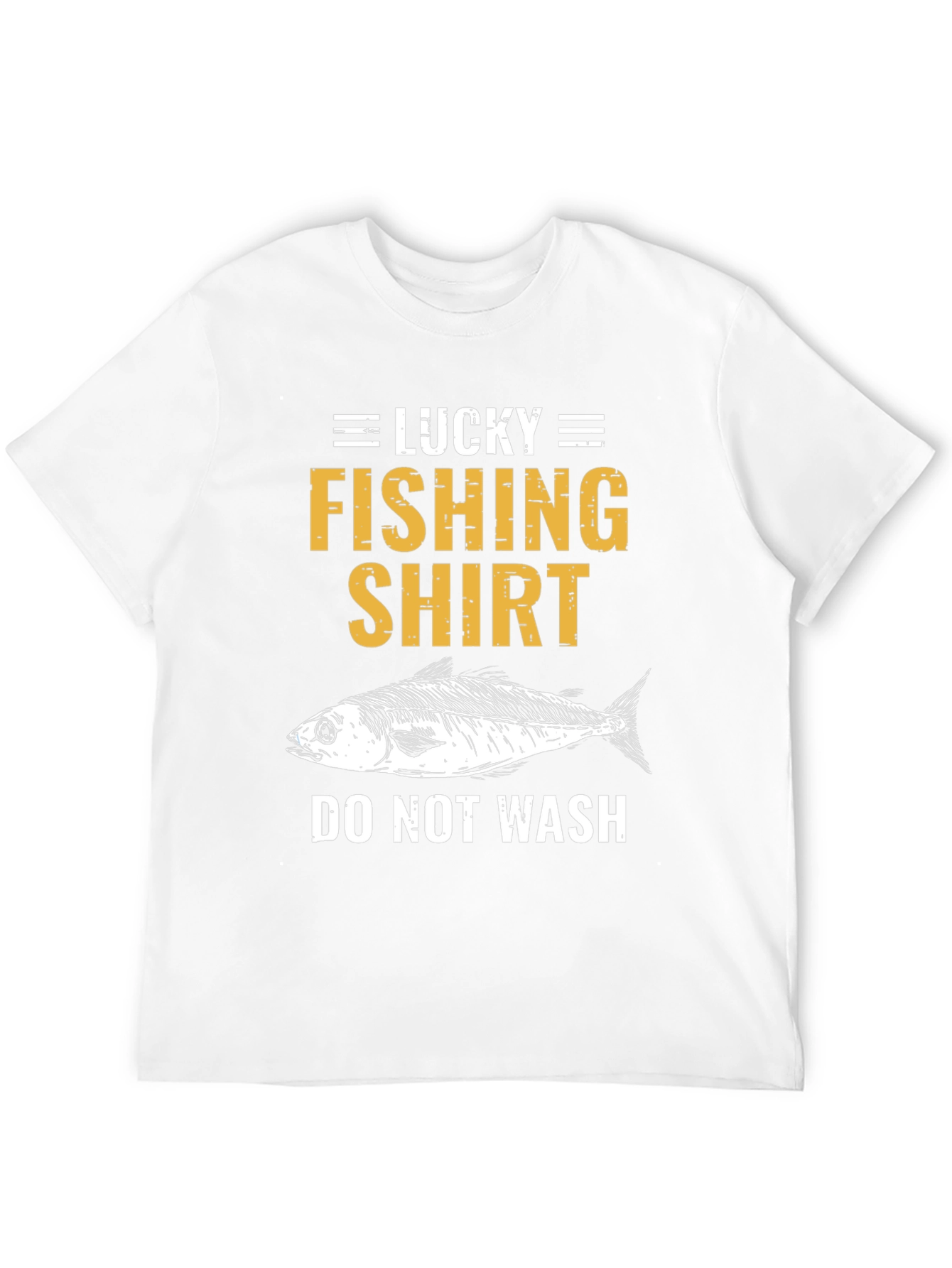 Lucky Fishing Shirt - Novelty Graphic Tee