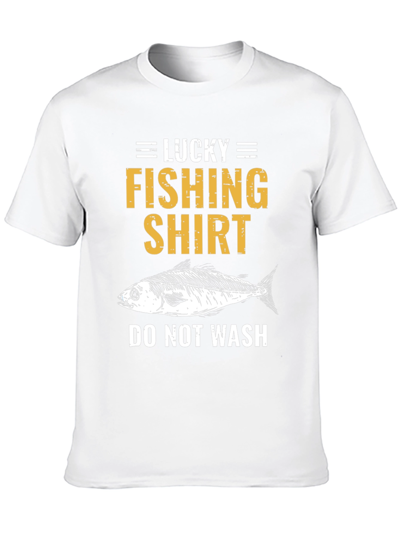 Lucky Fishing Shirt - Novelty Graphic Tee