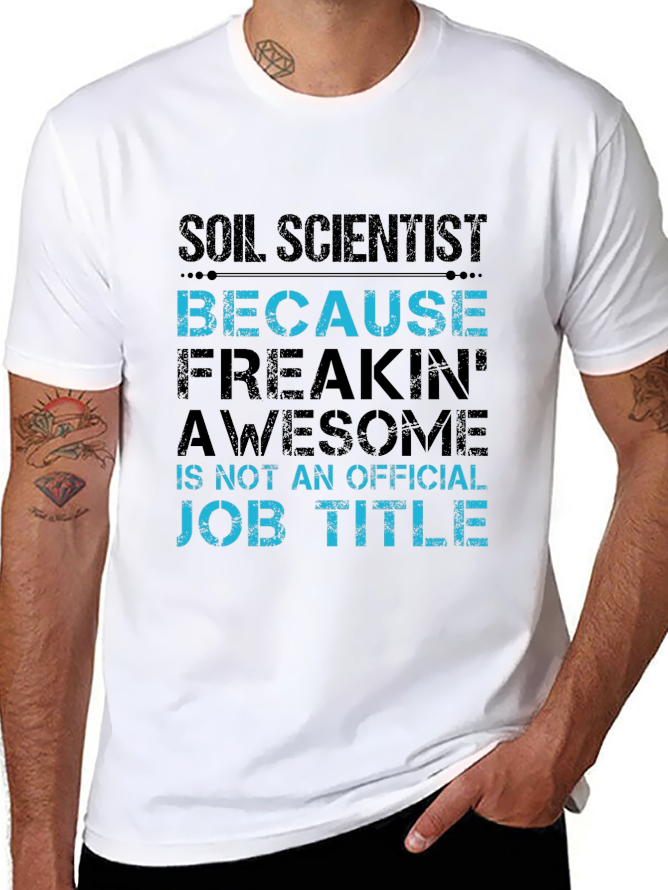 Soil Scientist T-Shirt Funny Job Title Tee