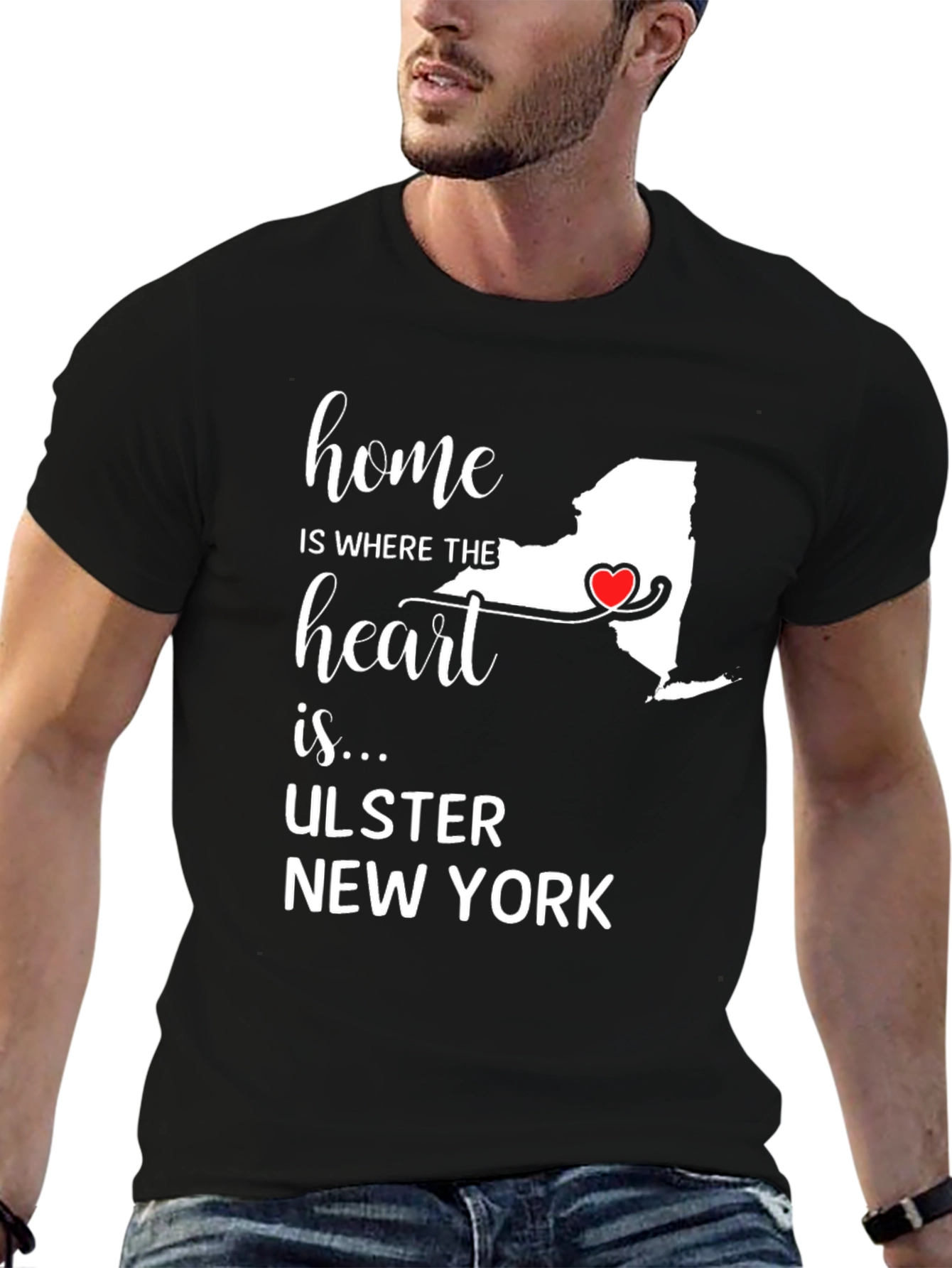 Ulster New York Home Heart T-Shirt
