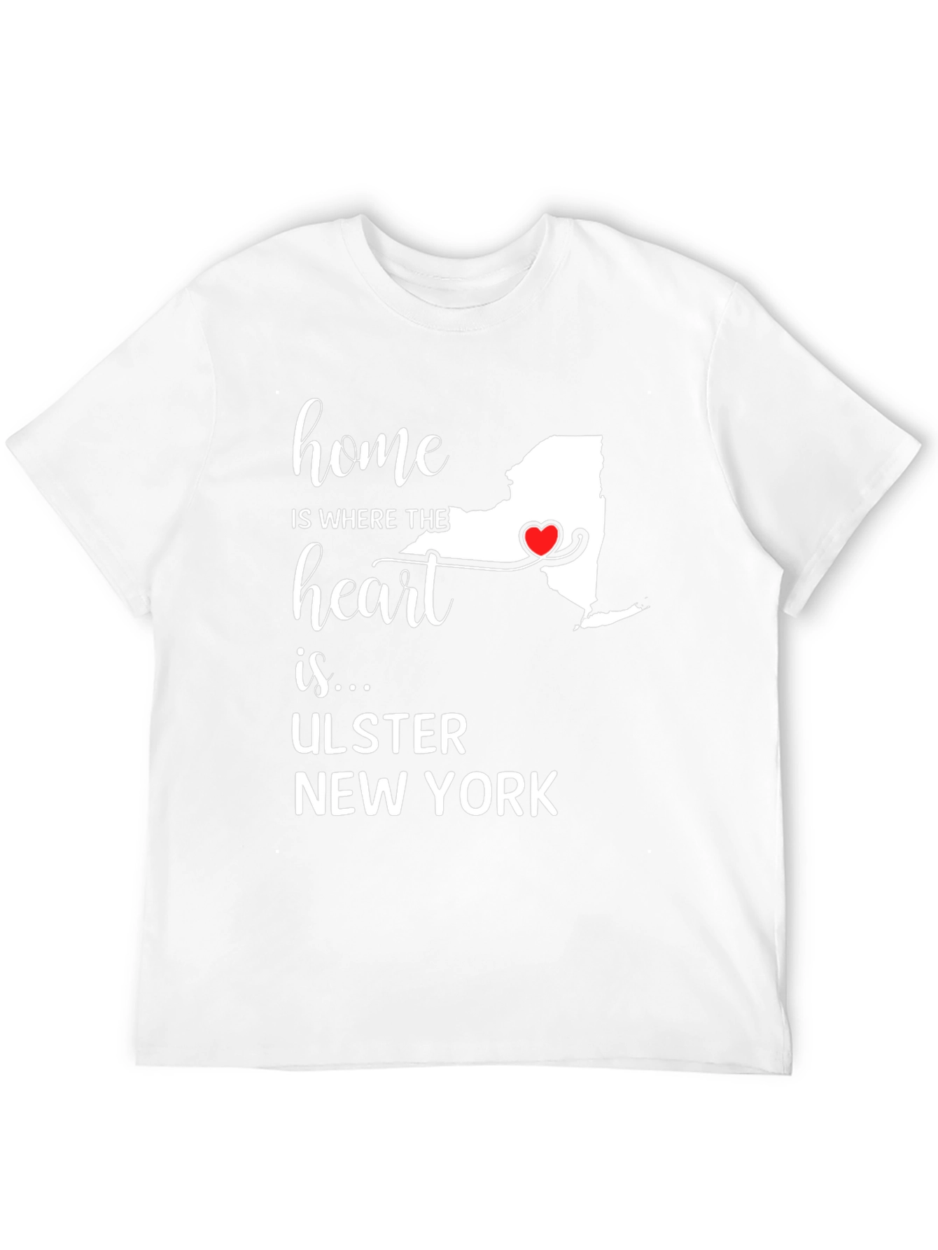 Ulster New York Home Heart T-Shirt