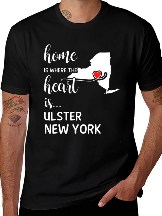 Ulster New York Home Heart T-Shirt