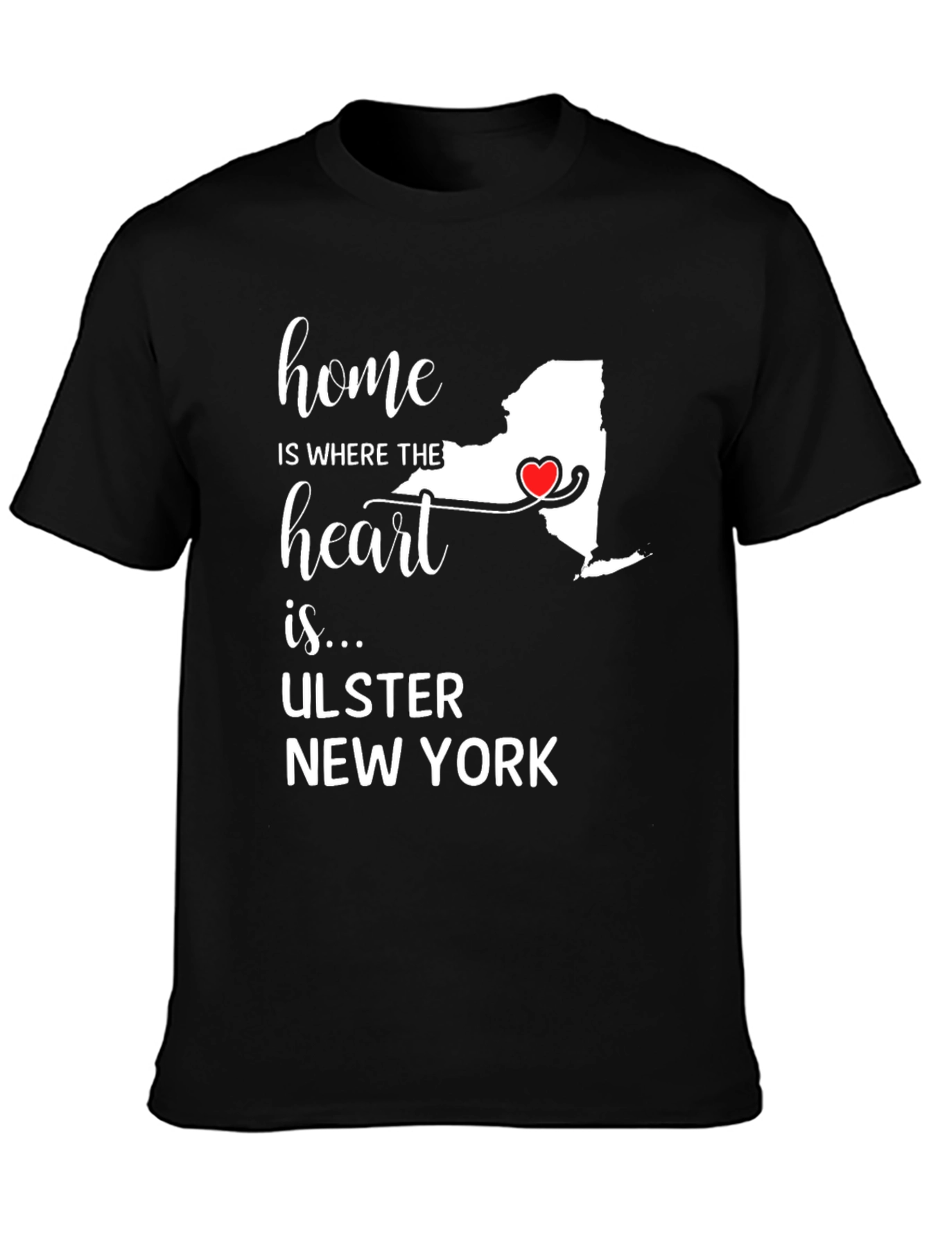 Ulster New York Home Heart T-Shirt