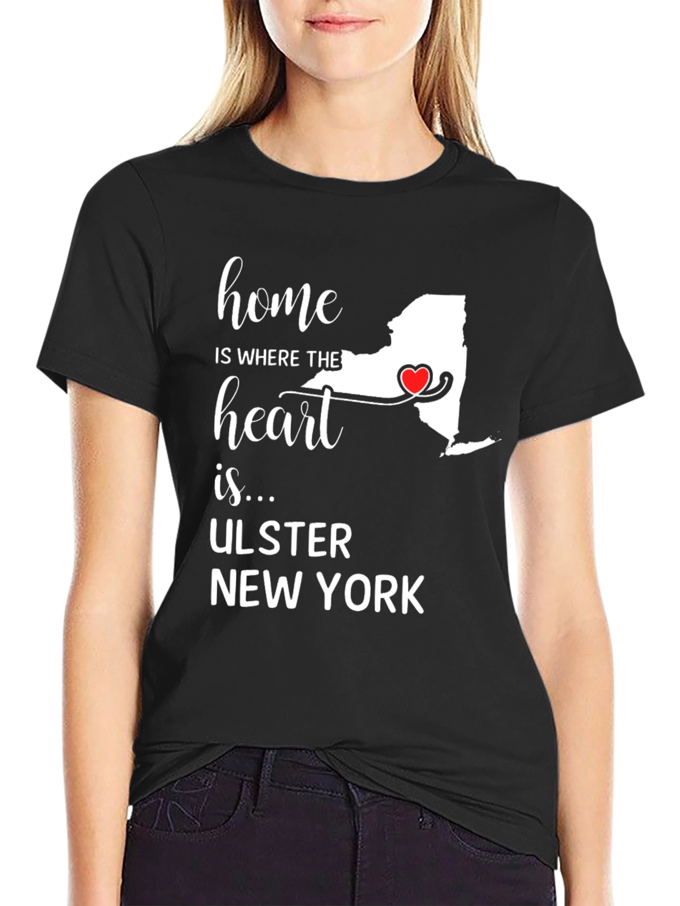 Ulster New York Home Heart T-Shirt