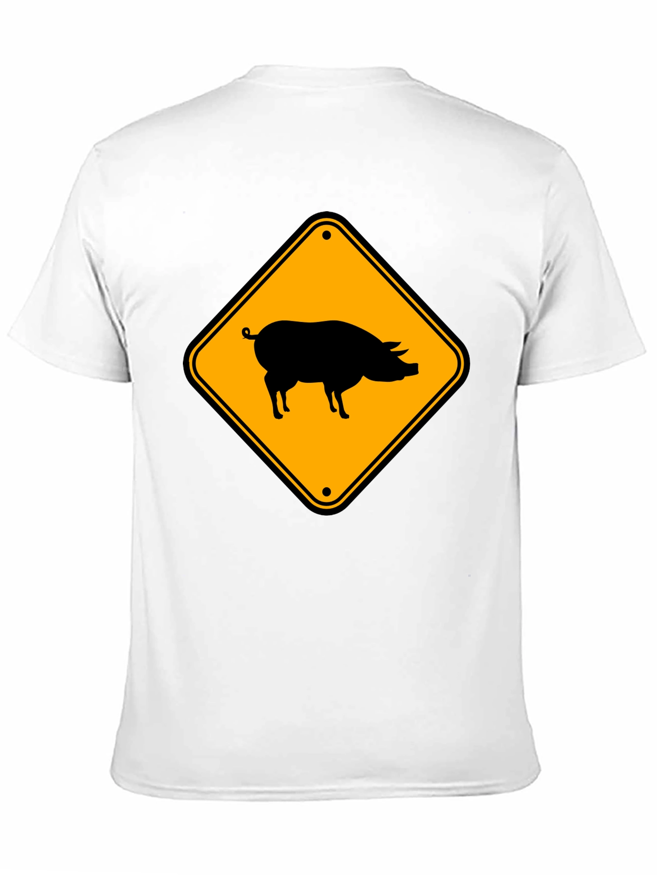Novelty Pig Crossing T-Shirt
