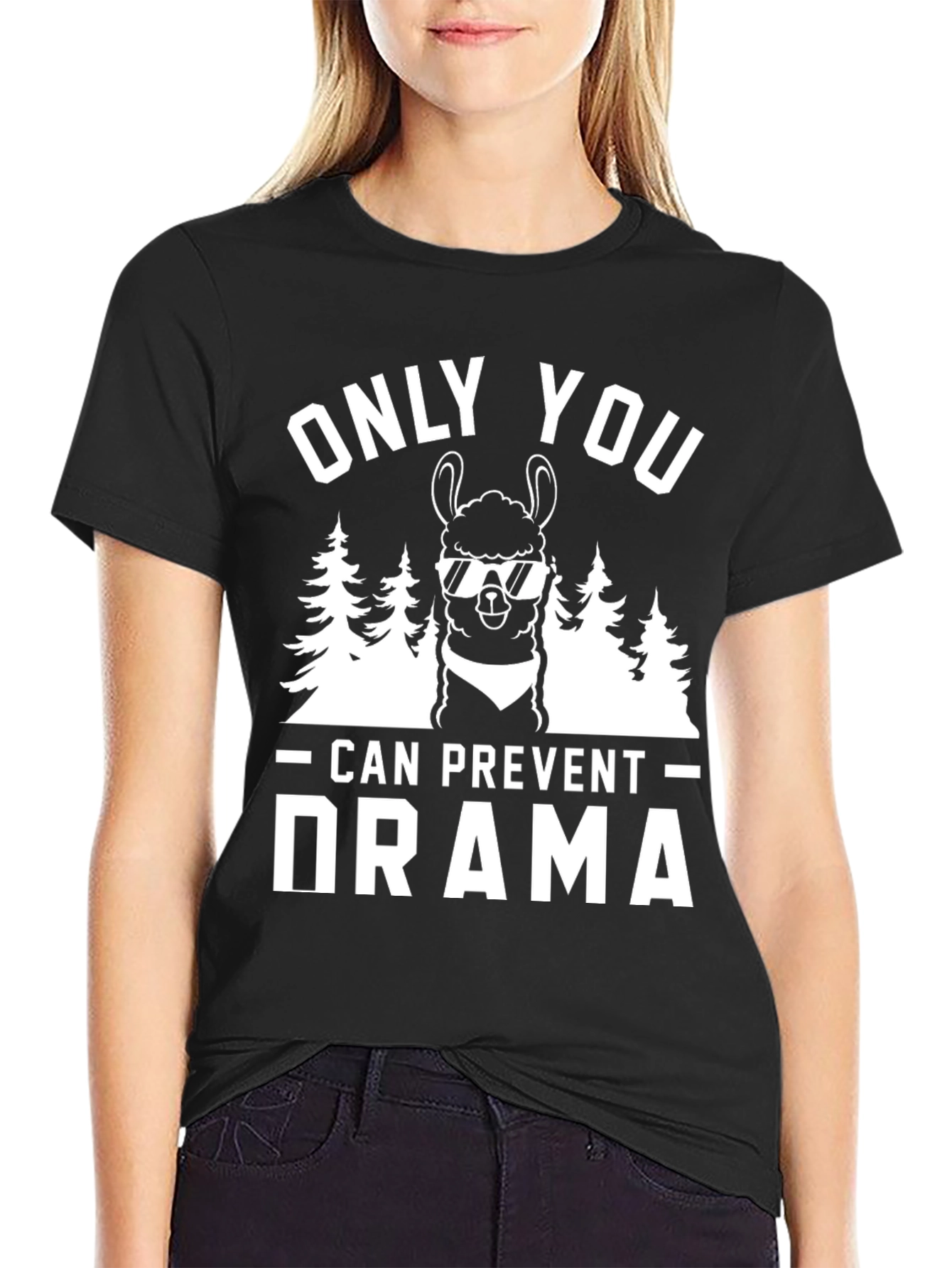 Only You Can Prevent Drama Llama T-Shirt