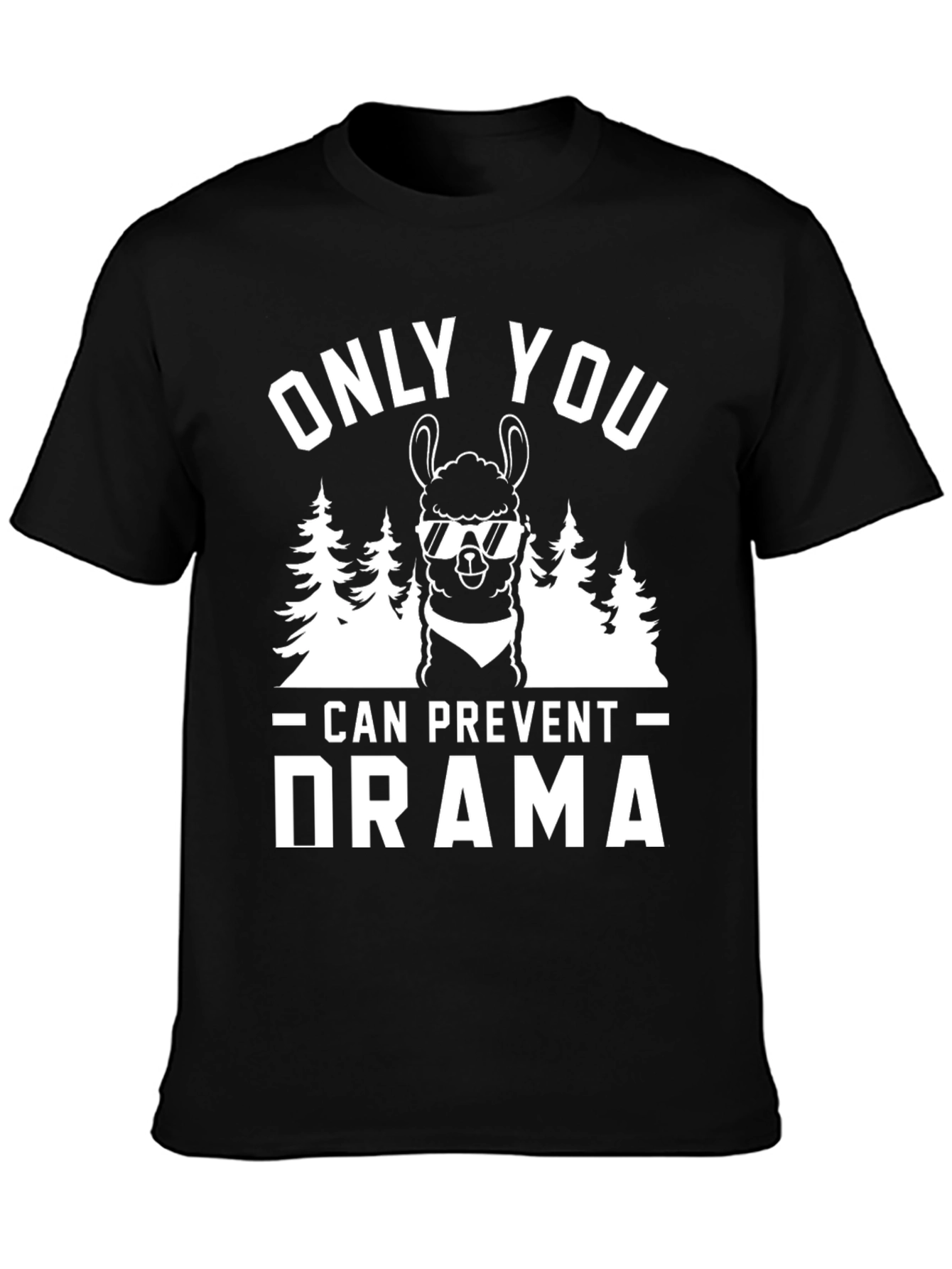 Only You Can Prevent Drama Llama T-Shirt