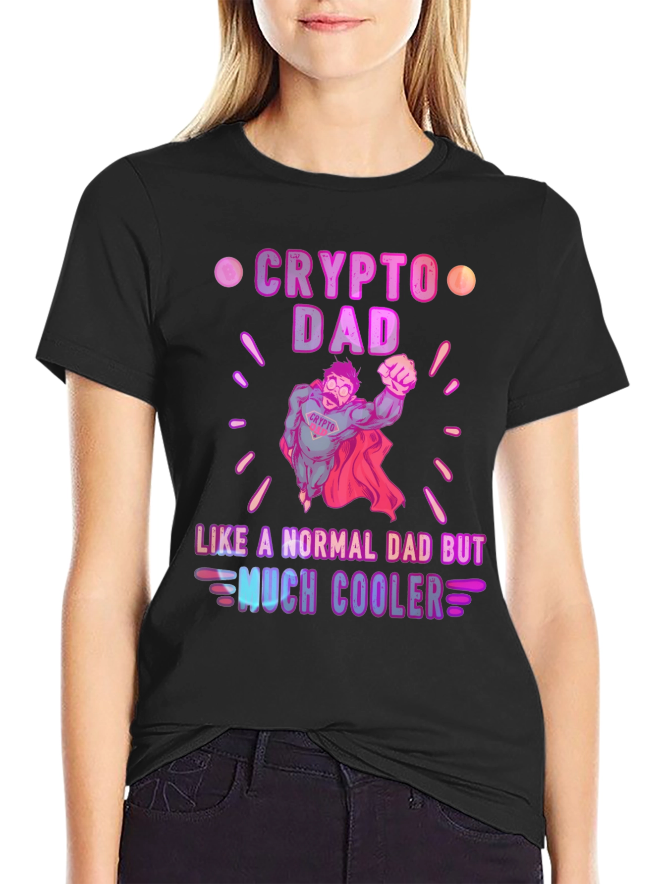 Crypto Dad T-Shirt - Much Cooler Fathers Day Gift