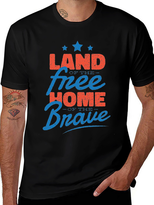Land of the Free Patriotic T-Shirt