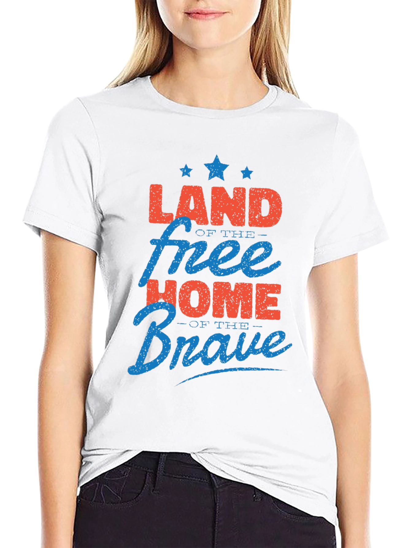 Land of the Free Patriotic T-Shirt